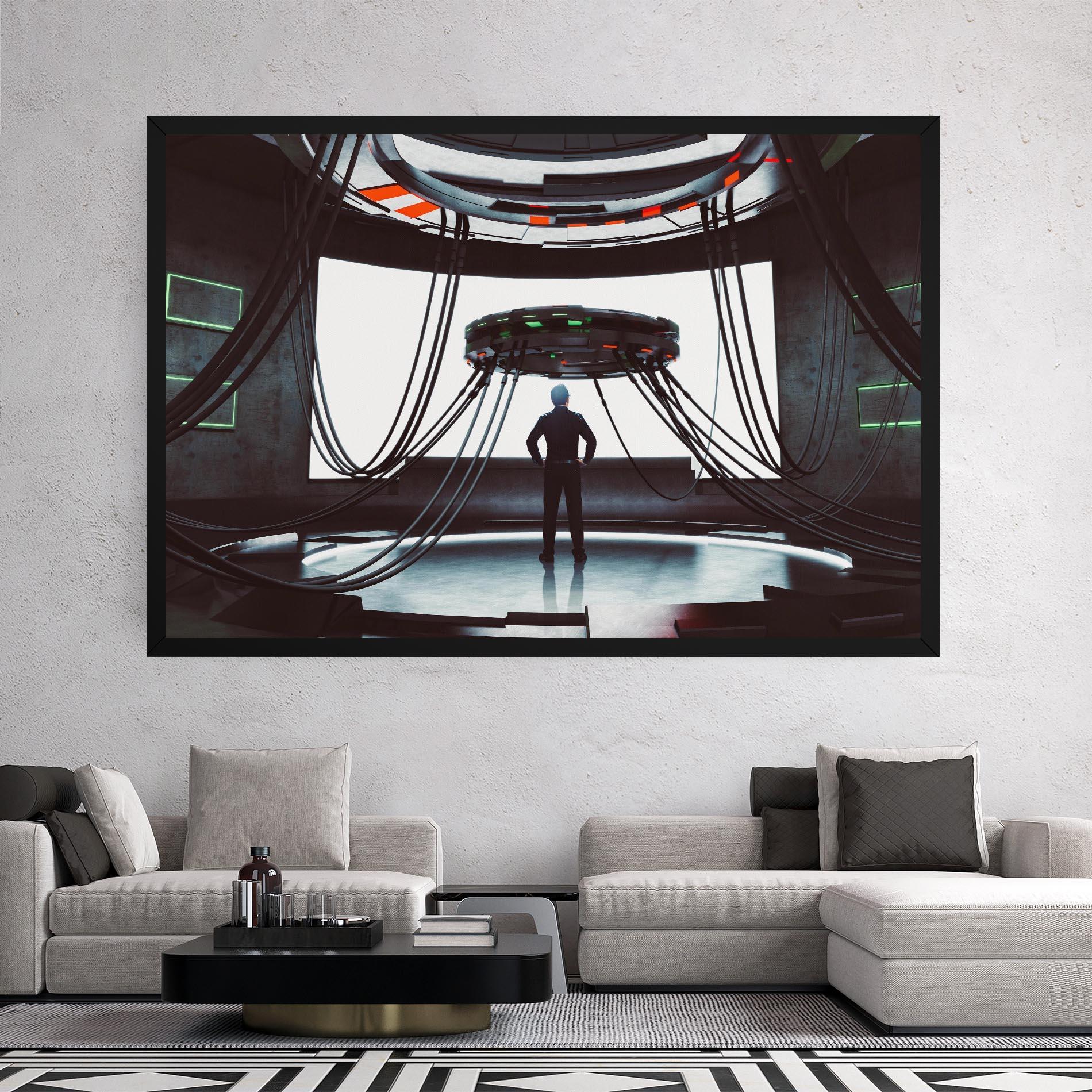 Tablou Canvas Cyber Chronicle mockup 2