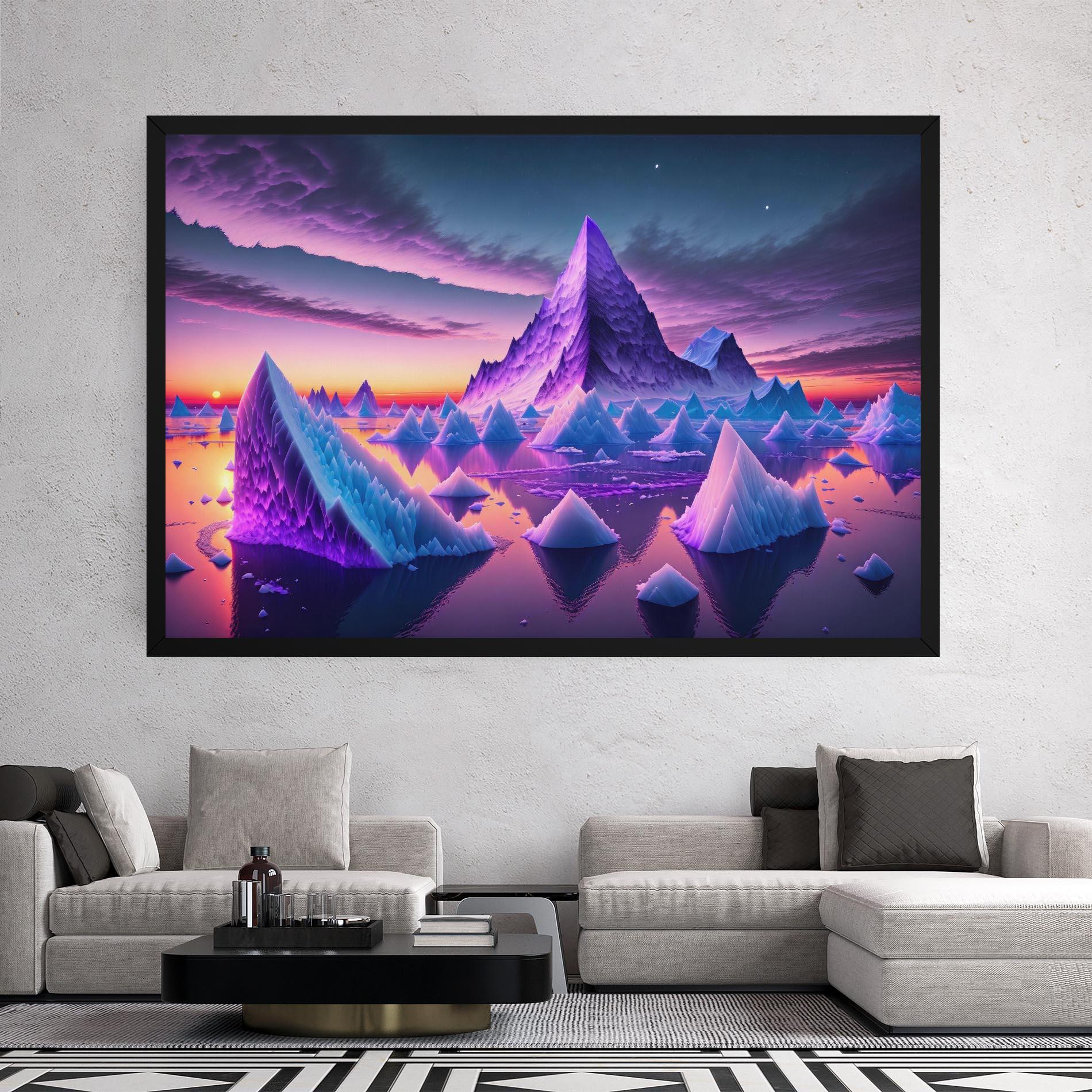 Tablou Canvas Floating Iceberg mockup 2