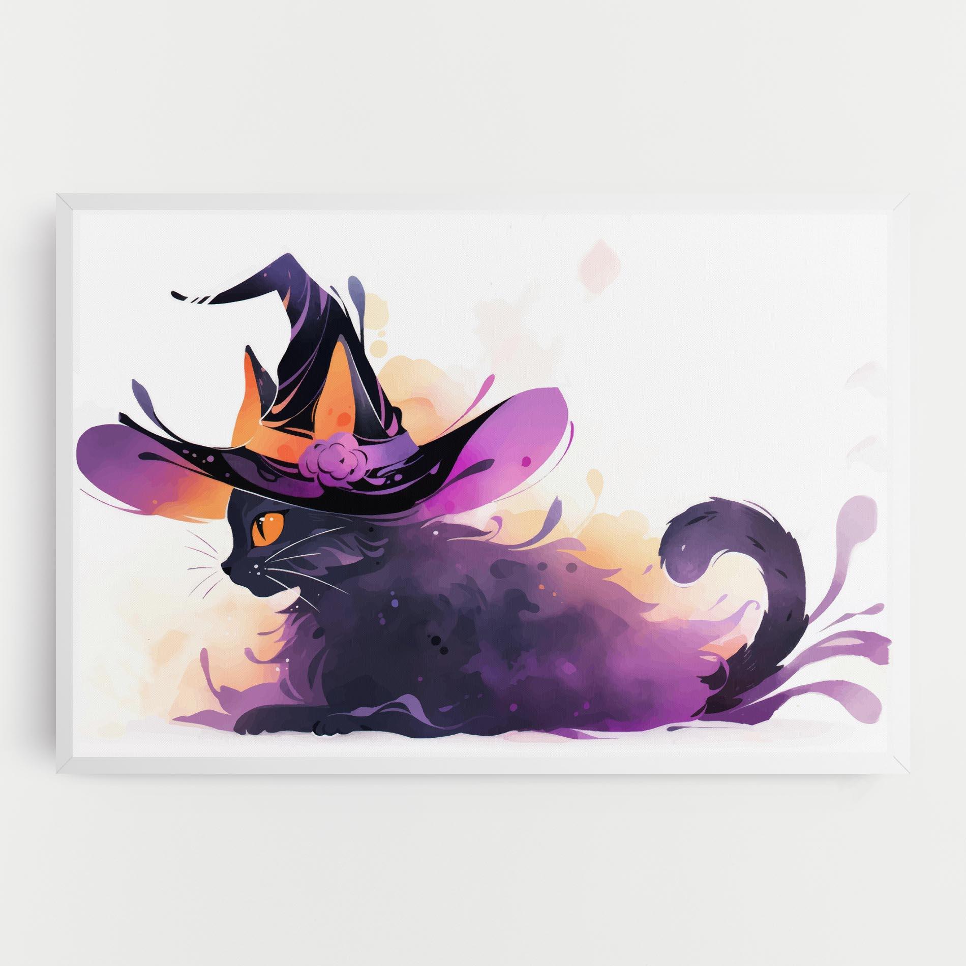 Tablou Canvas Cat Witch mockup 0