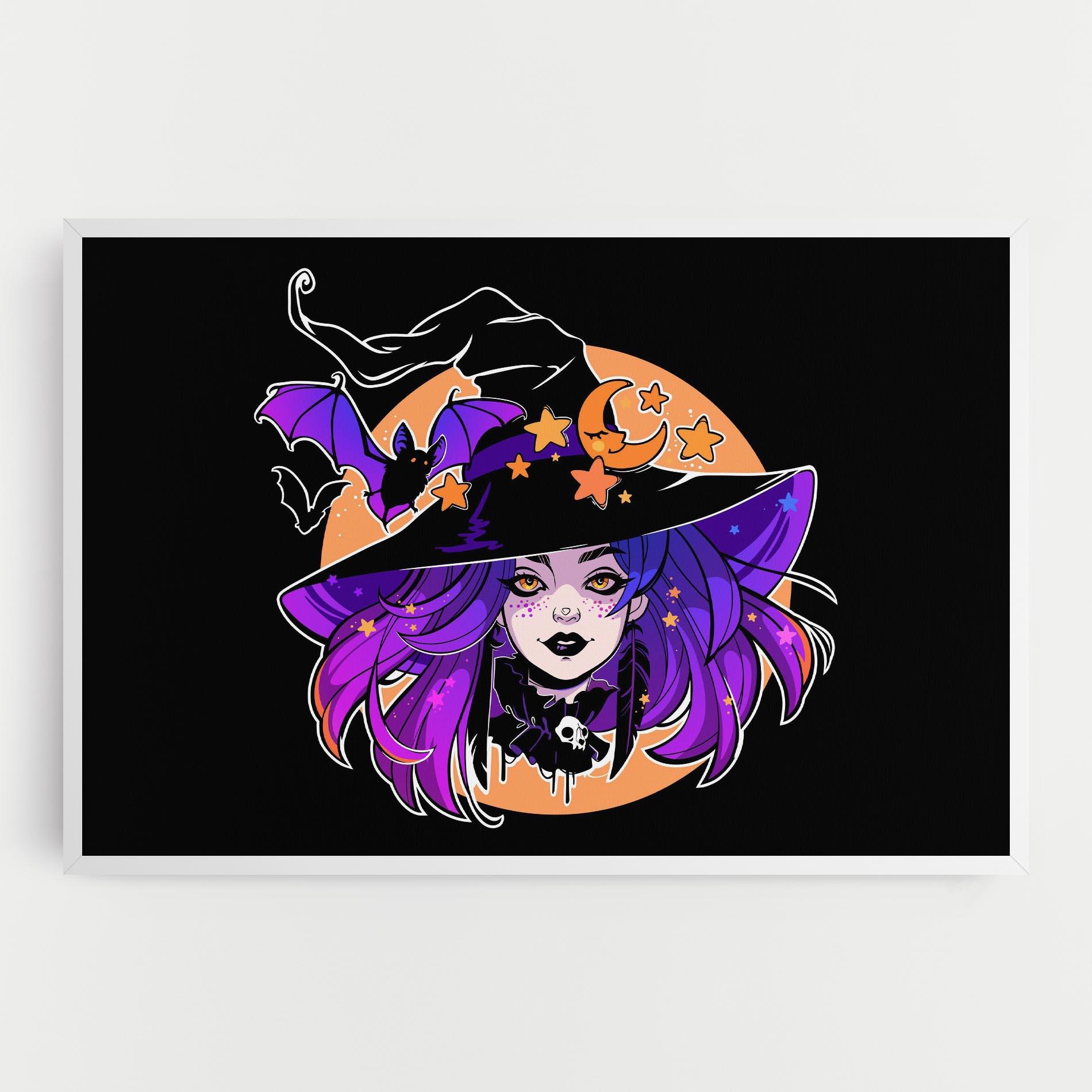 Tablou Canvas Purple Witch mockup 0