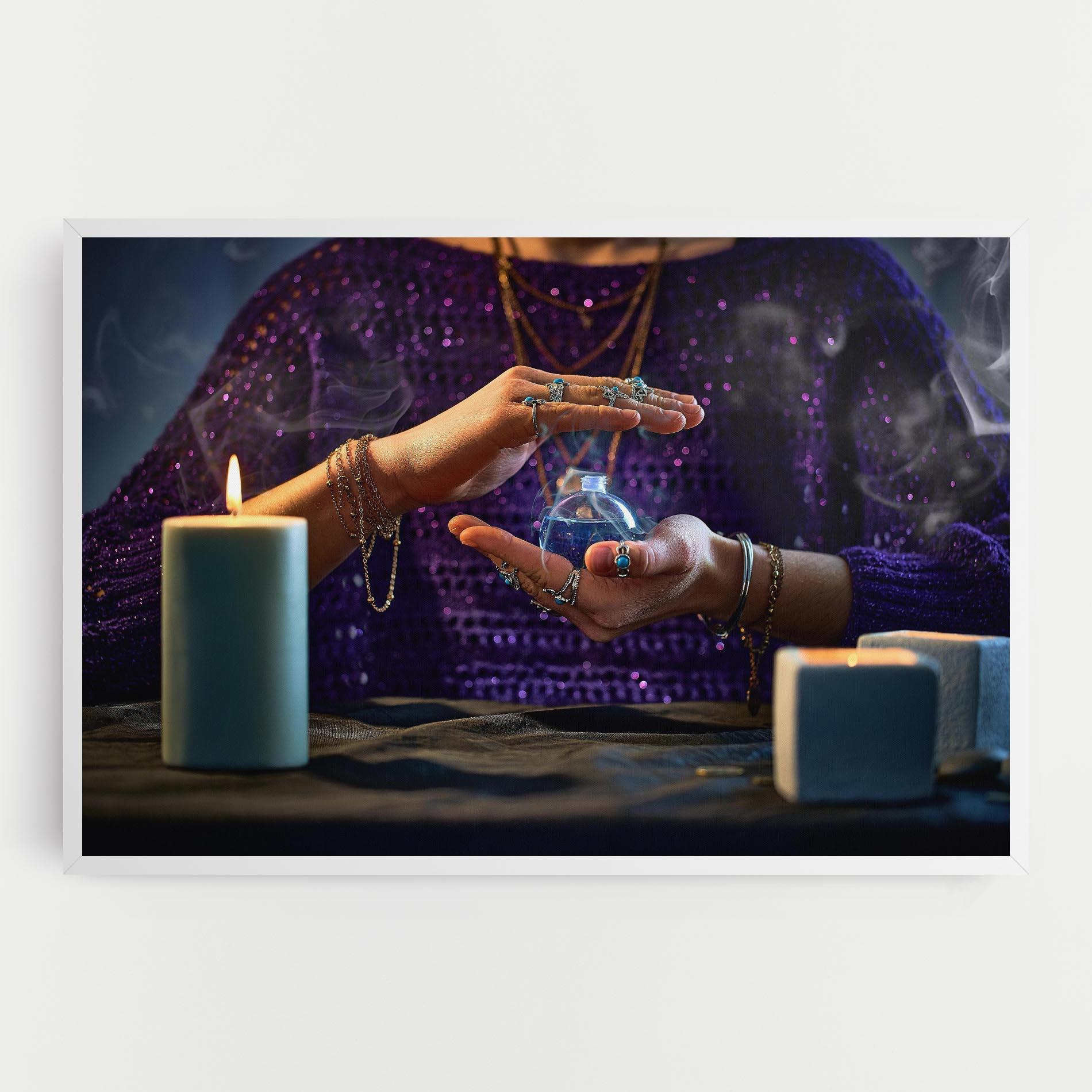Tablou Canvas Witch Magic Smoke mockup 0