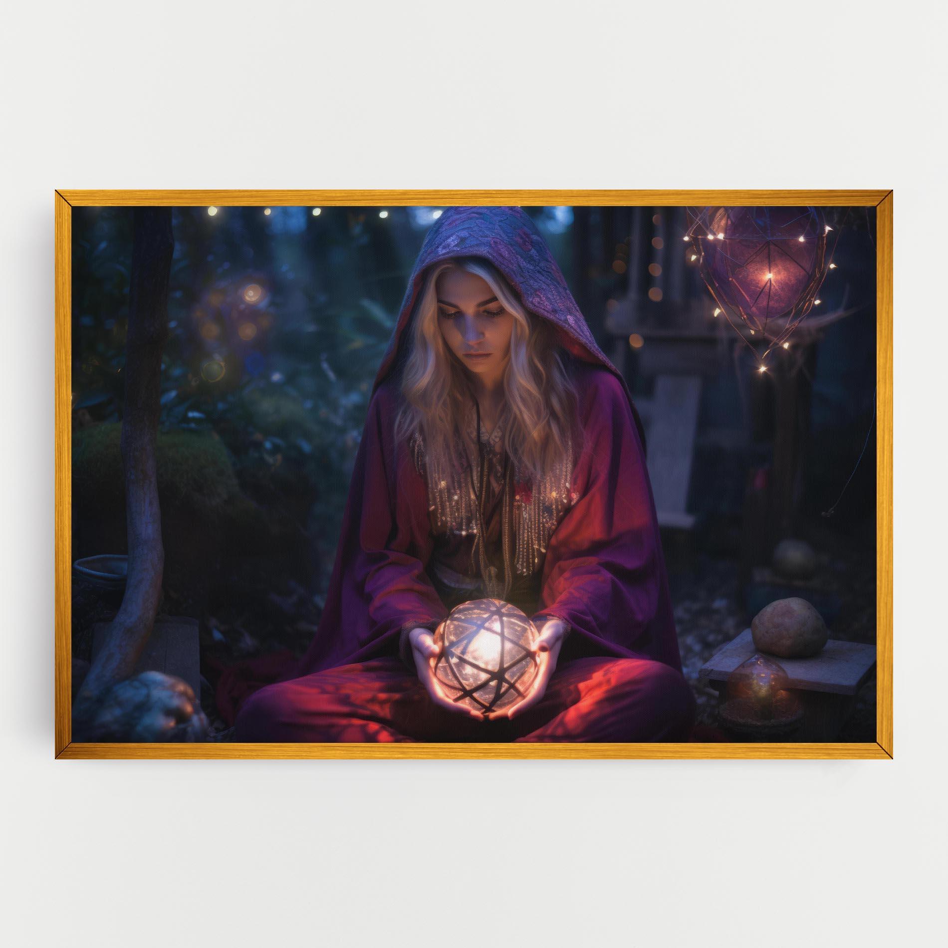Tablou Canvas Garden Witch mockup 0