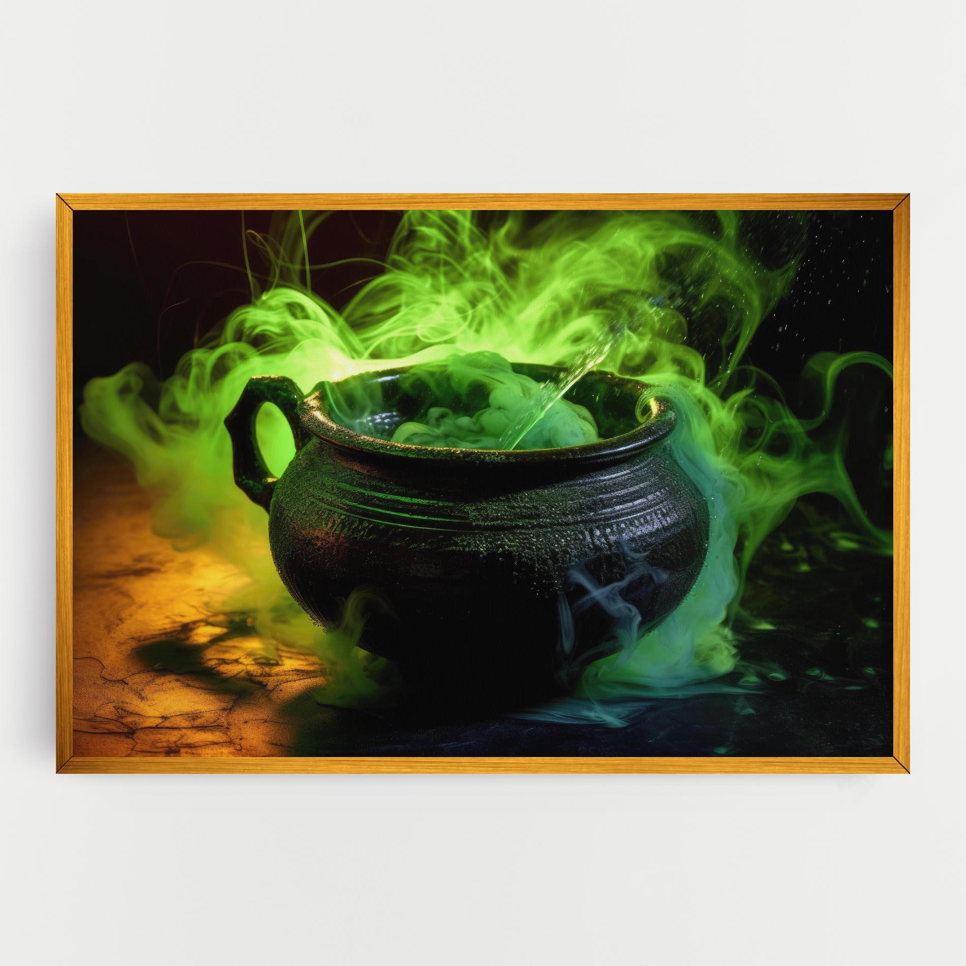 Tablou Canvas Green Portion mockup 0