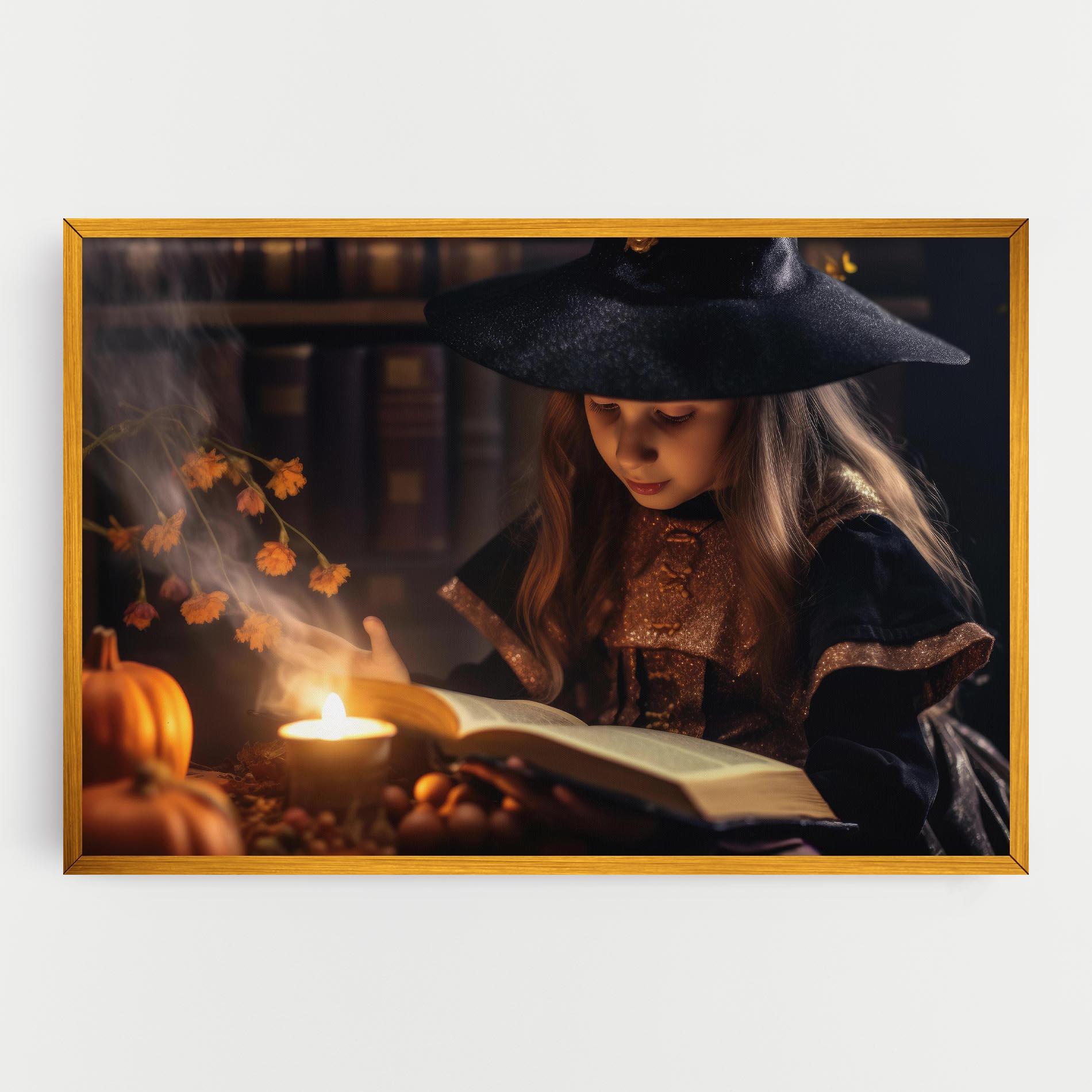 Tablou Canvas Little Witch mockup 0