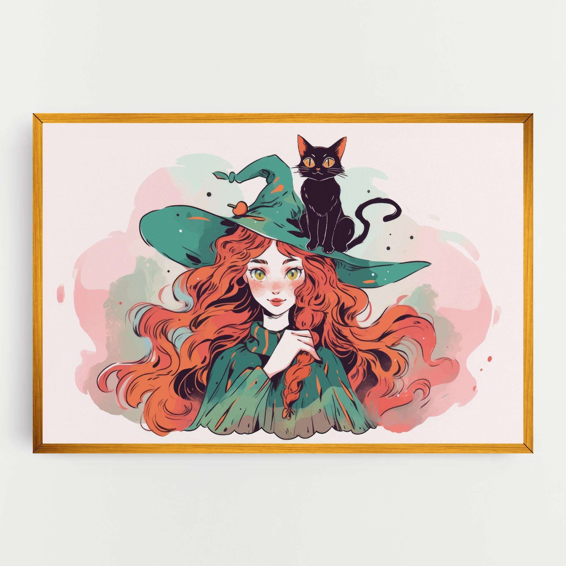 Tablou Canvas Red Air Witch mockup 0