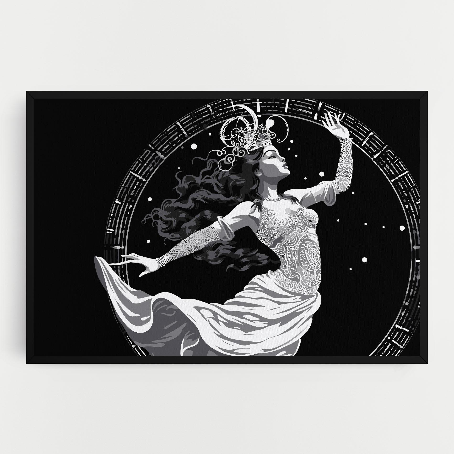 Tablou Canvas Beautiful Witch mockup 0