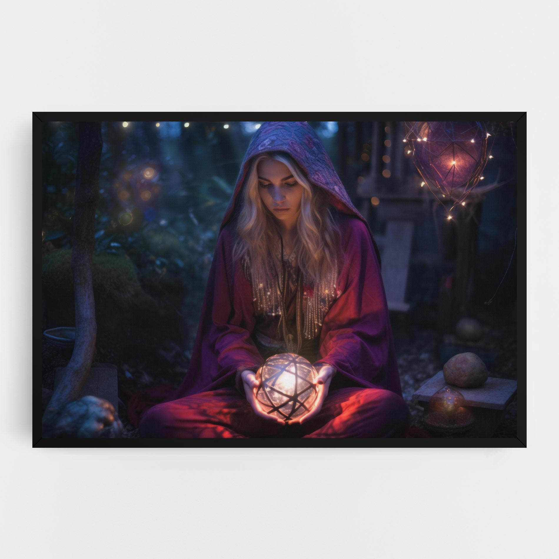 Tablou Canvas Garden Witch mockup 0