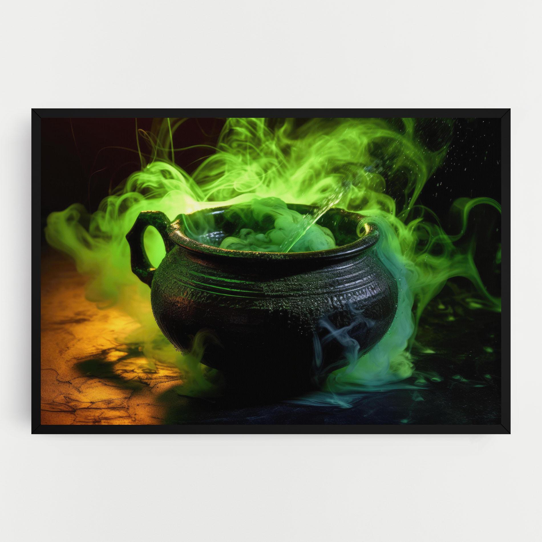 Tablou Canvas Green Portion mockup 0