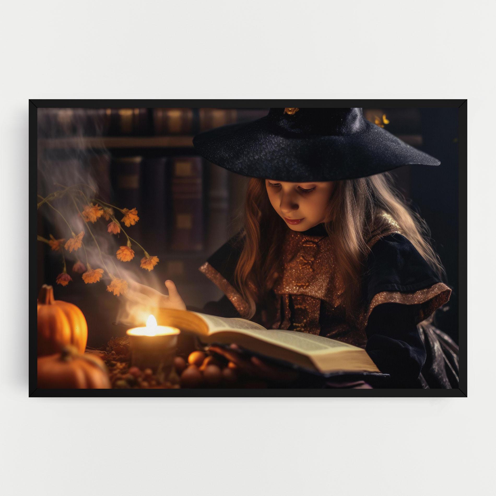 Tablou Canvas Little Witch mockup 0