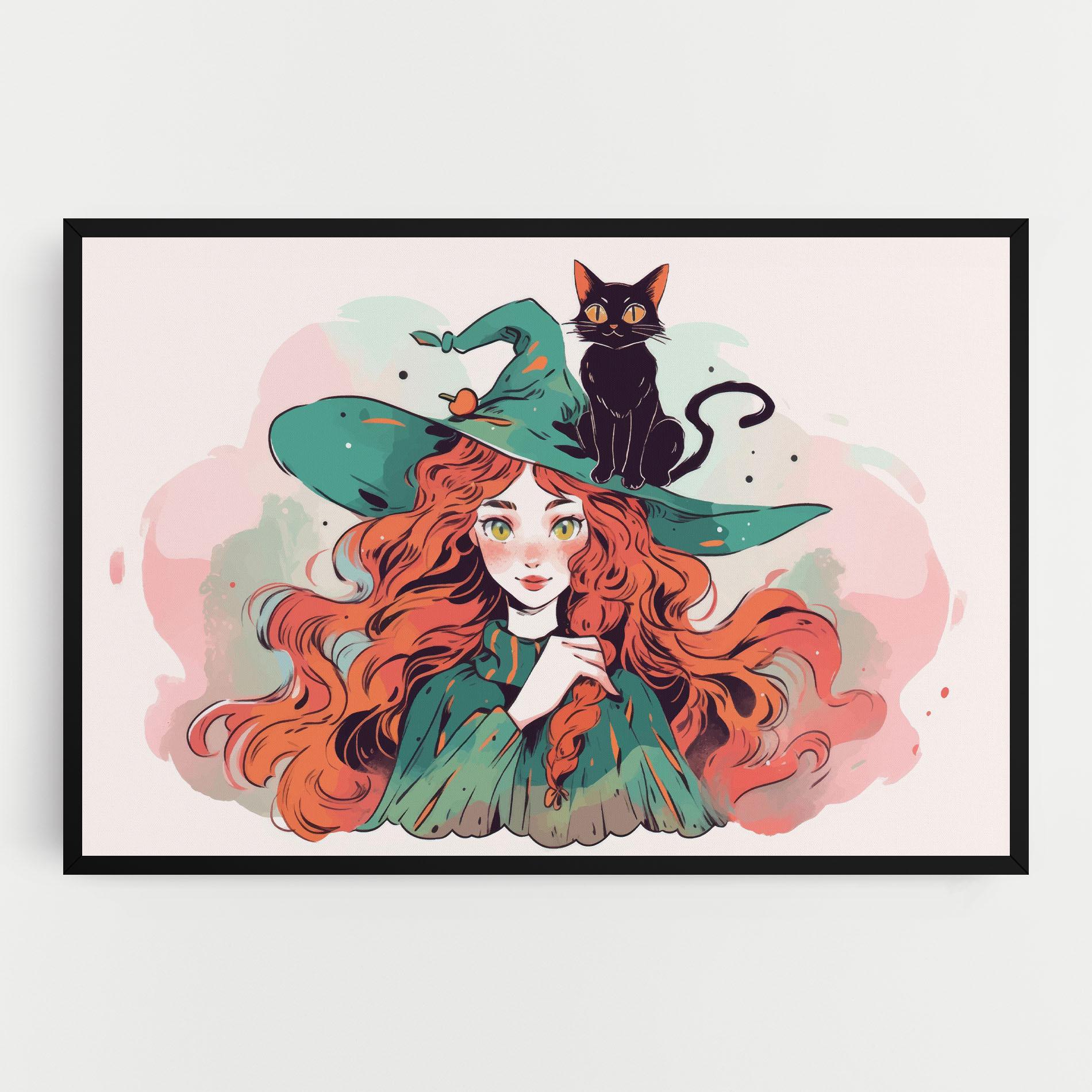 Tablou Canvas Red Air Witch mockup 0