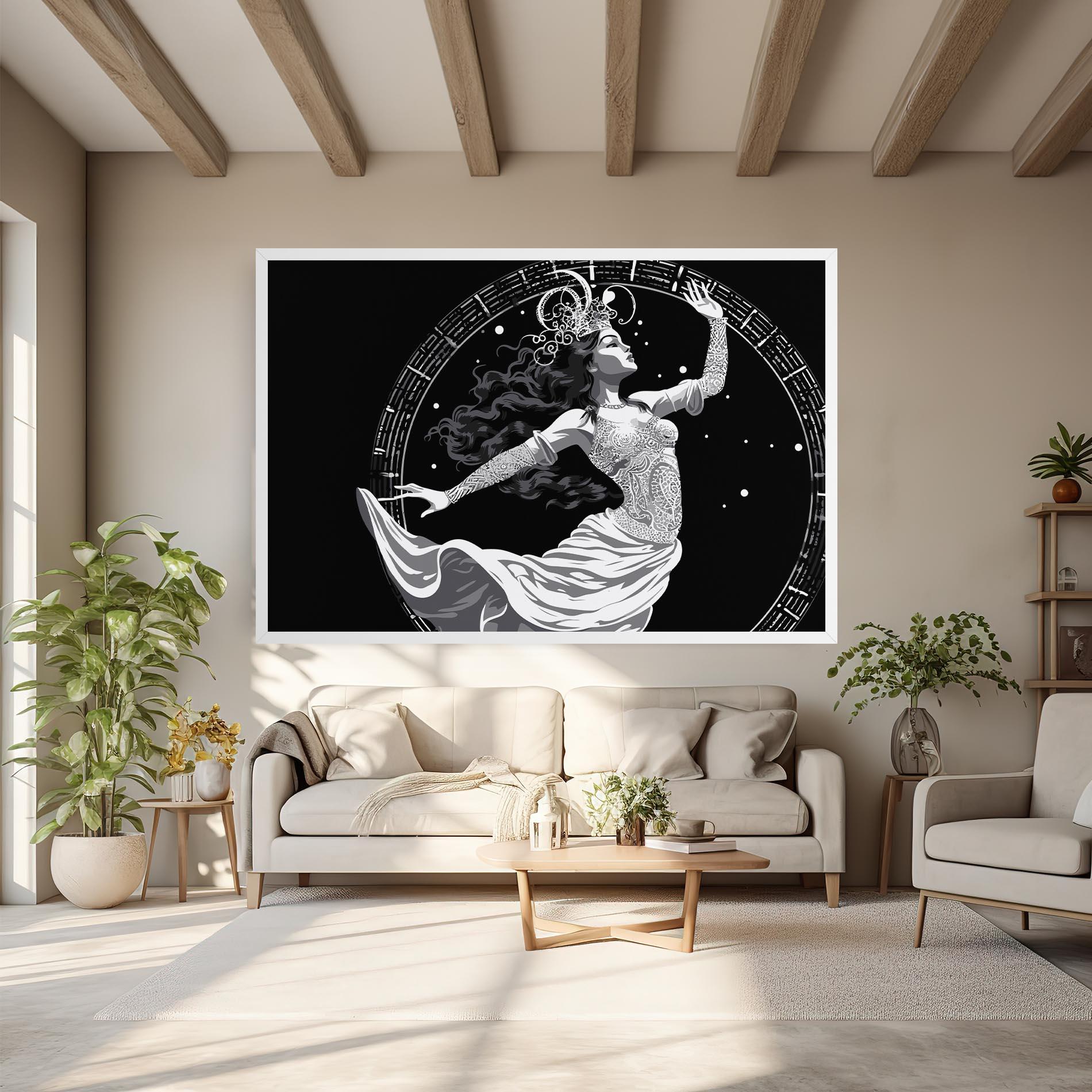 Tablou Canvas Beautiful Witch mockup 6