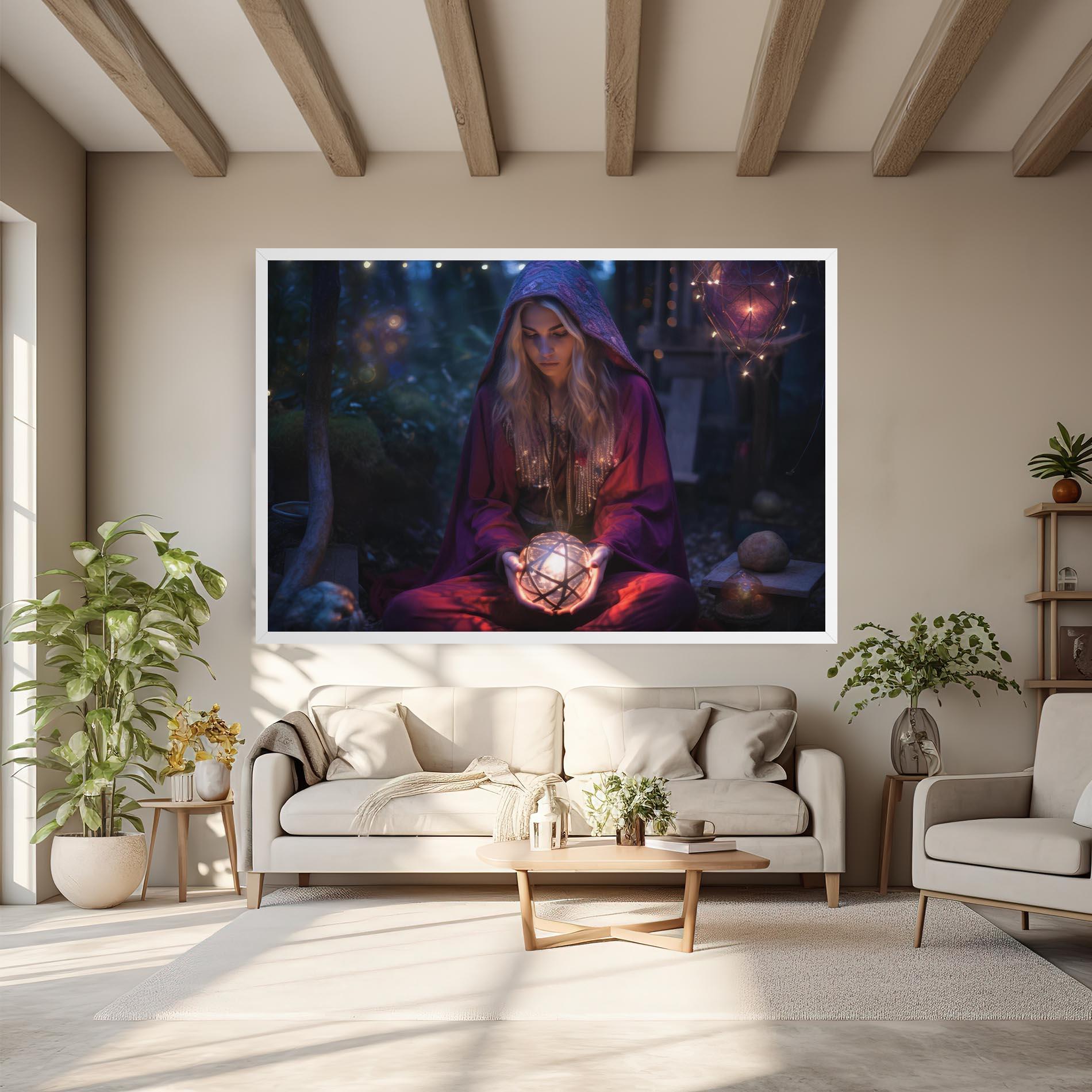 Tablou Canvas Garden Witch mockup 6