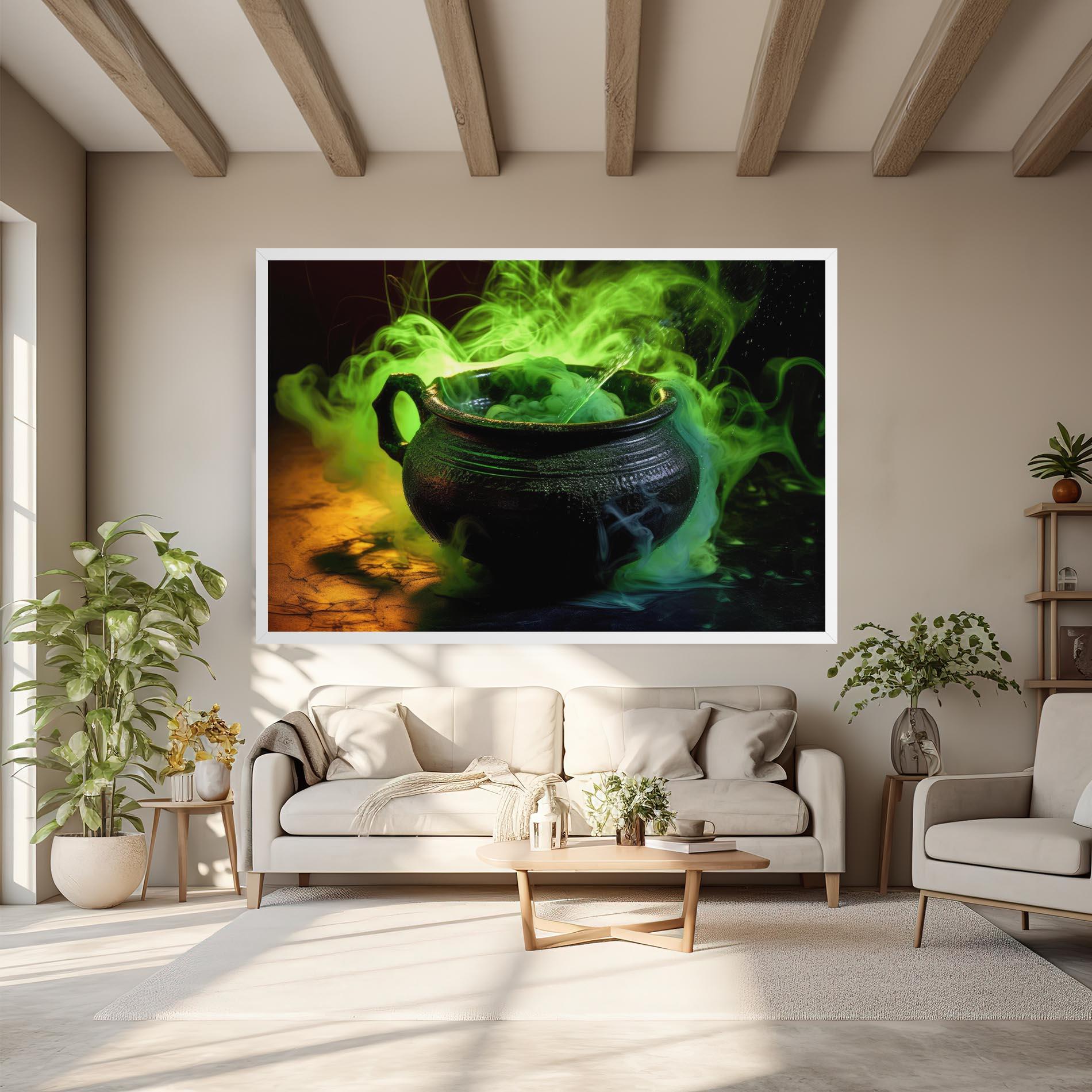 Tablou Canvas Green Portion mockup 6