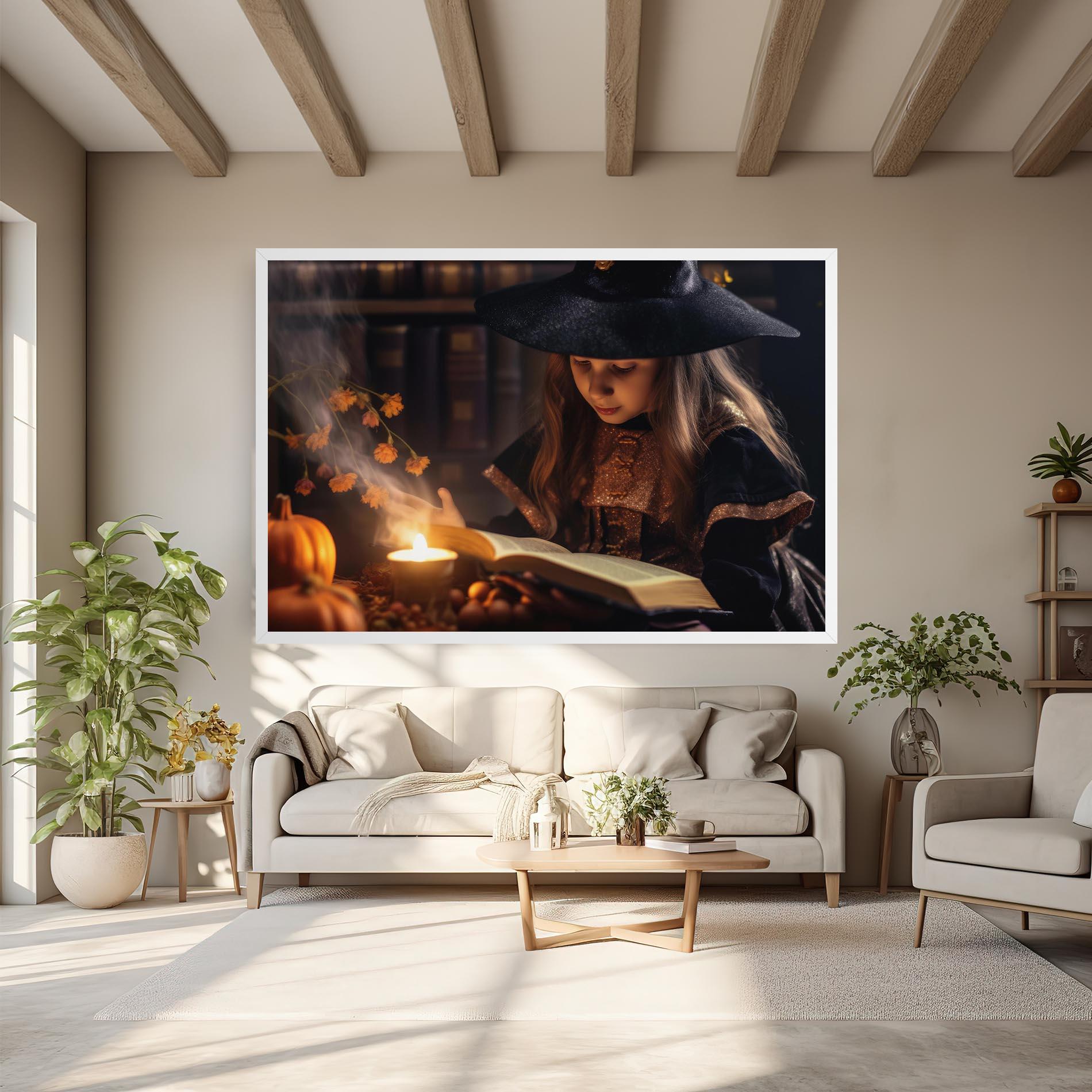 Tablou Canvas Little Witch mockup 6