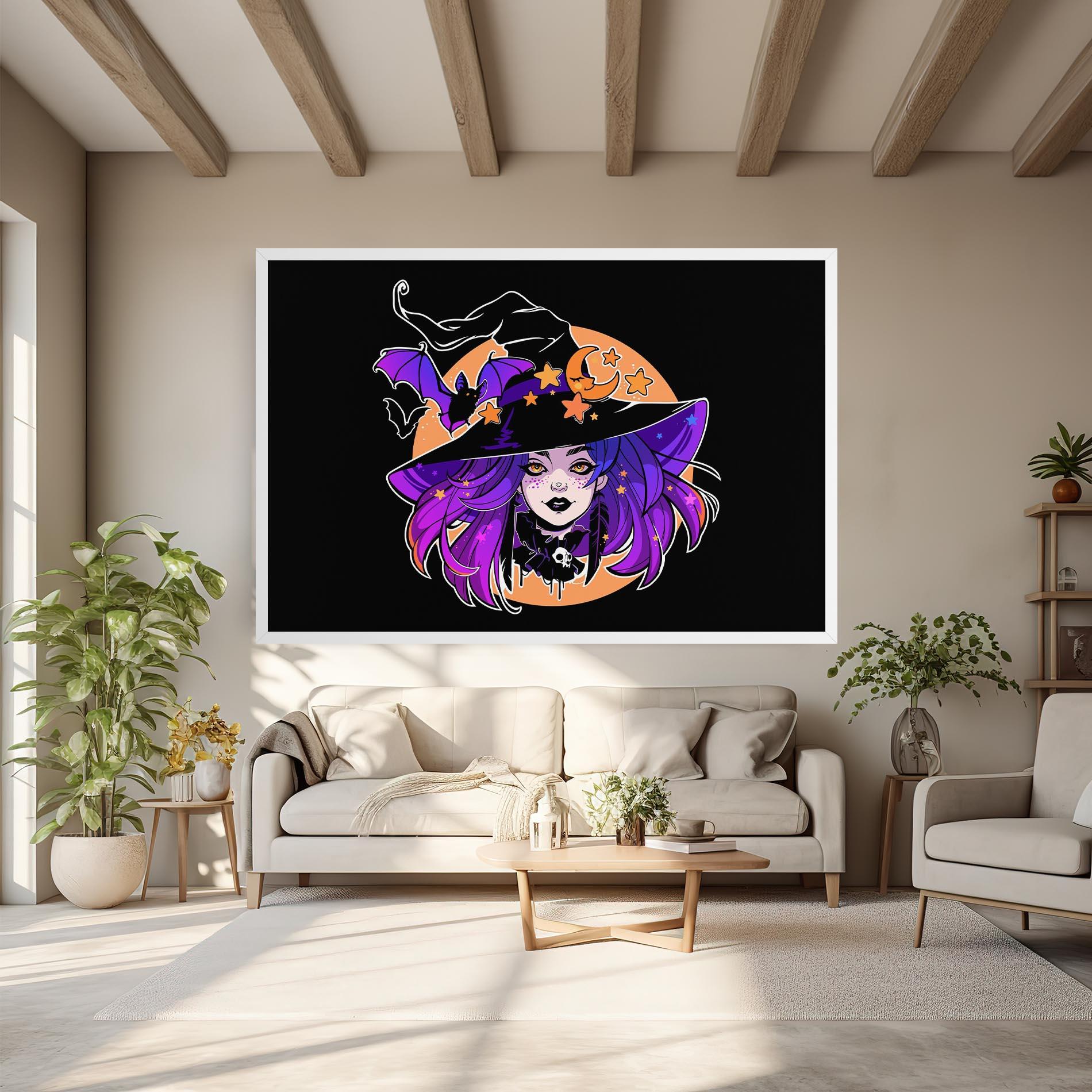 Tablou Canvas Purple Witch mockup 6
