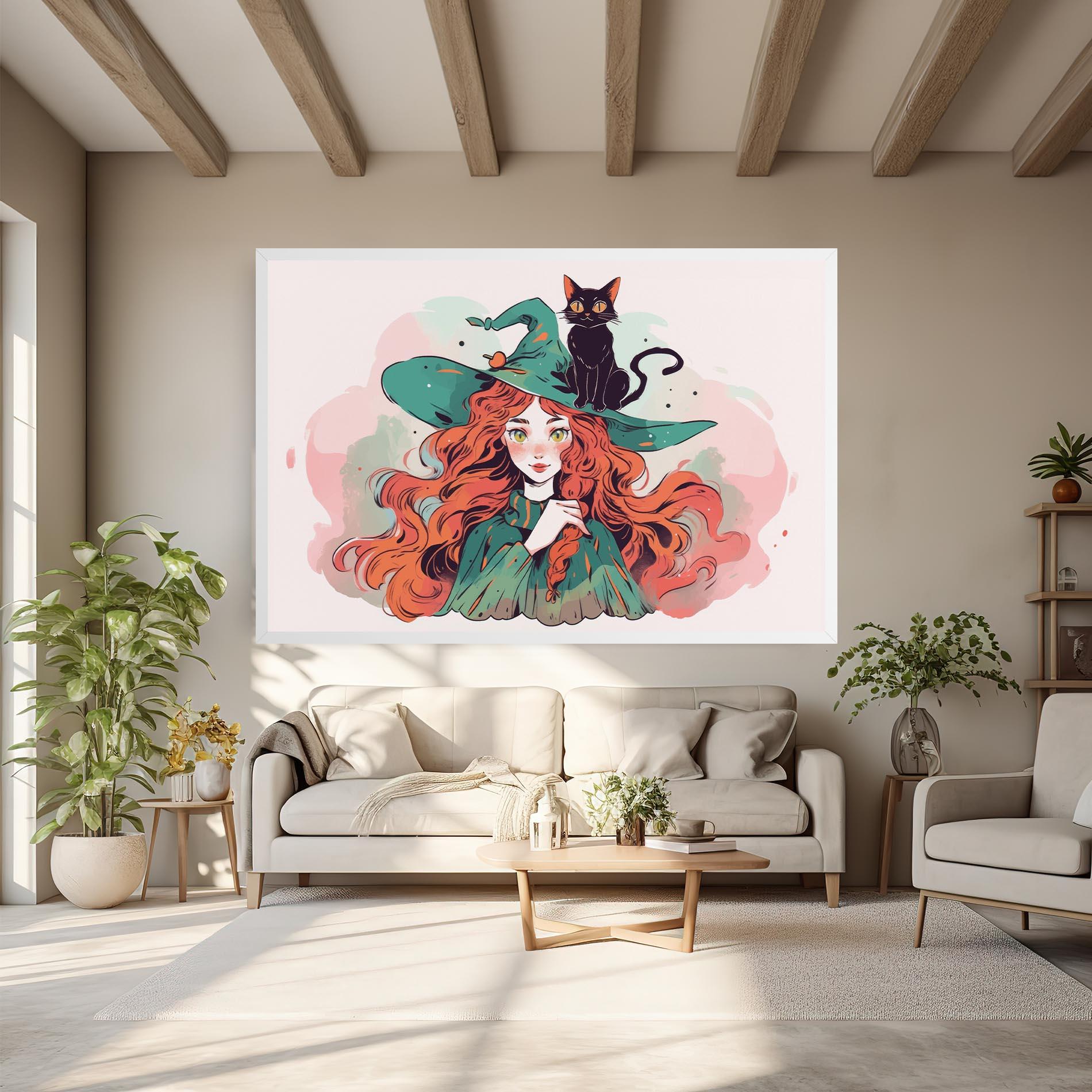 Tablou Canvas Red Air Witch mockup 6