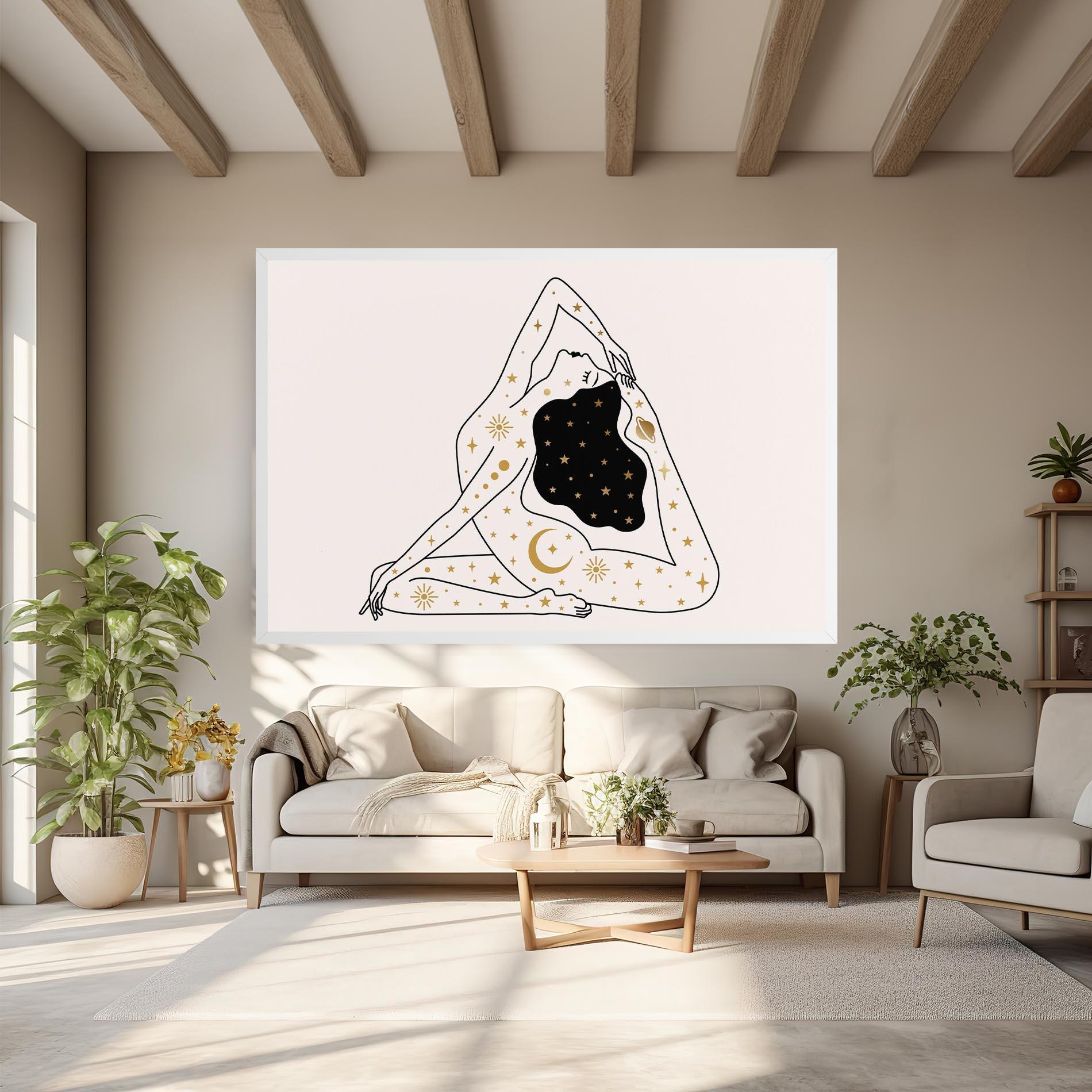 Tablou Canvas Stars Witch mockup 6