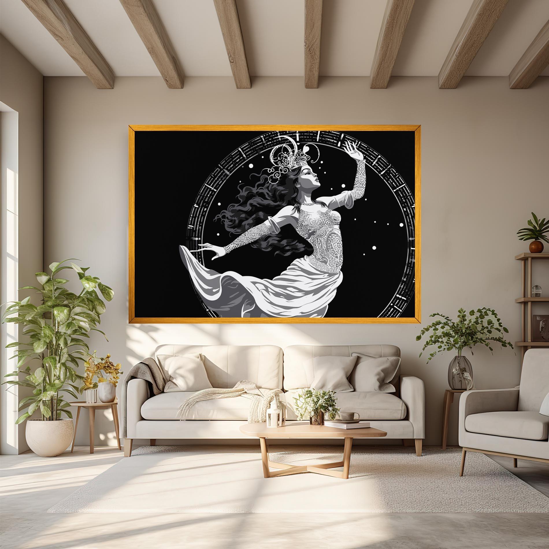 Tablou Canvas Beautiful Witch mockup 6