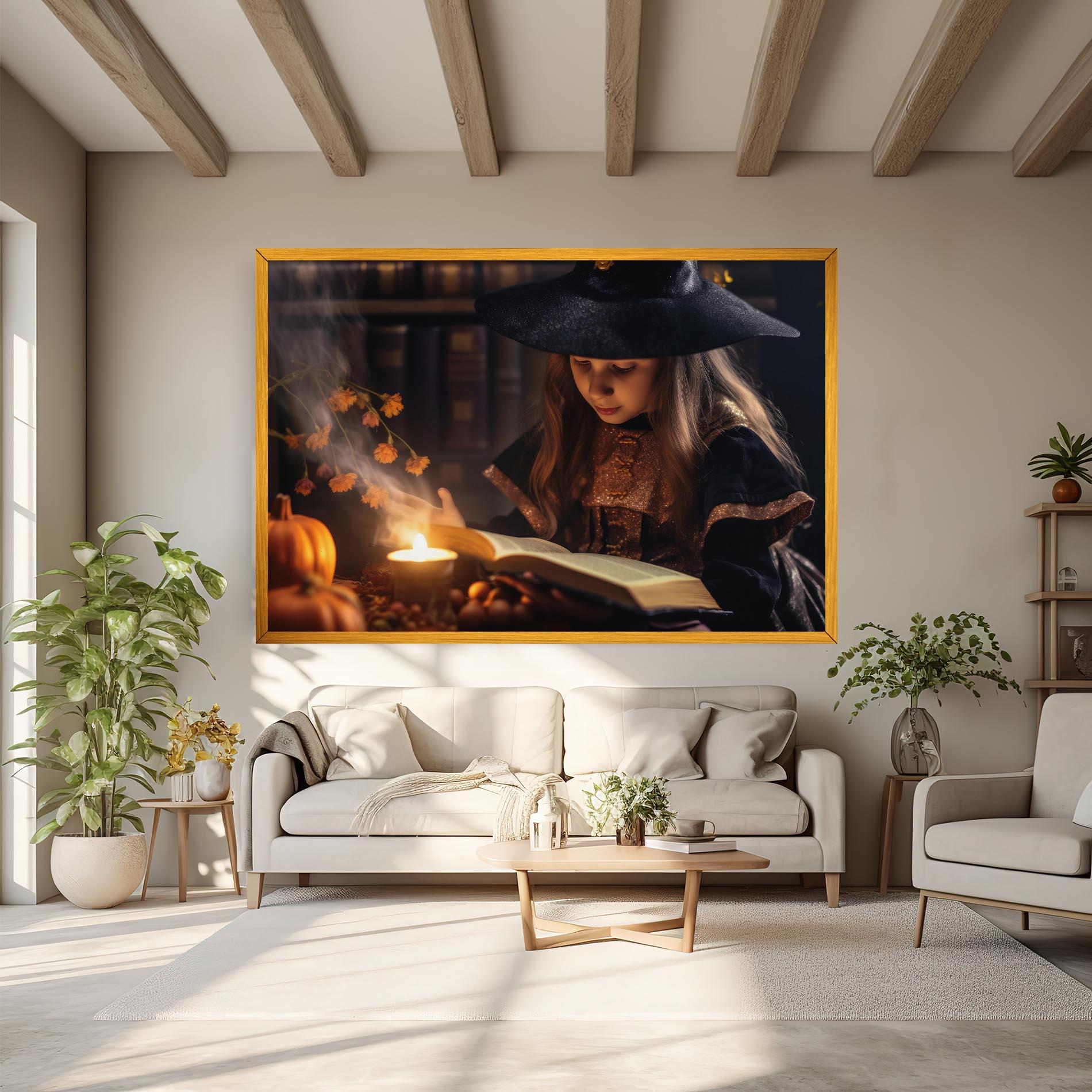 Tablou Canvas Little Witch mockup 6