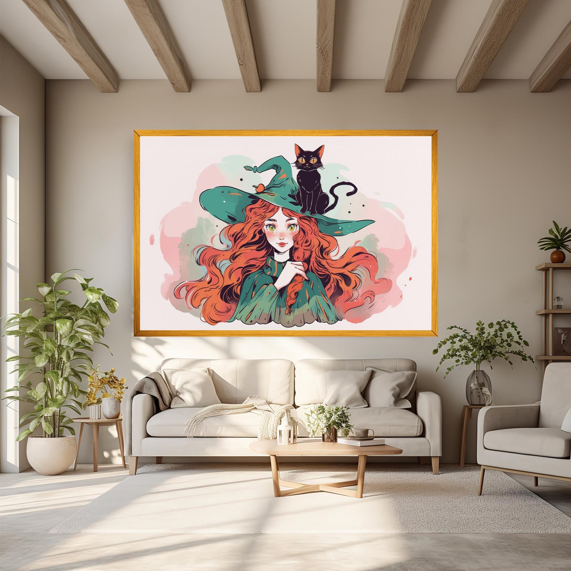 Tablou Canvas Red Air Witch mockup 6