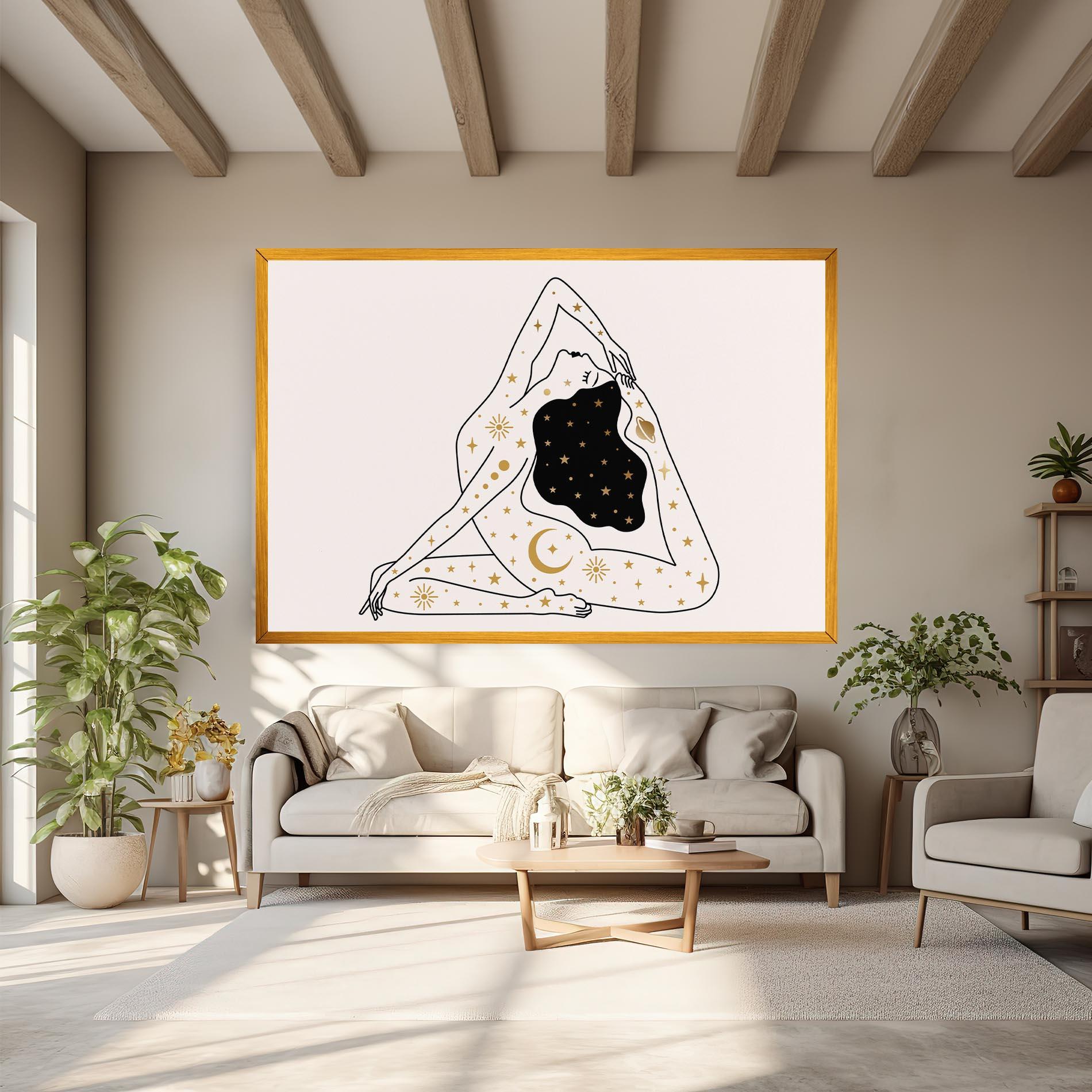 Tablou Canvas Stars Witch mockup 6