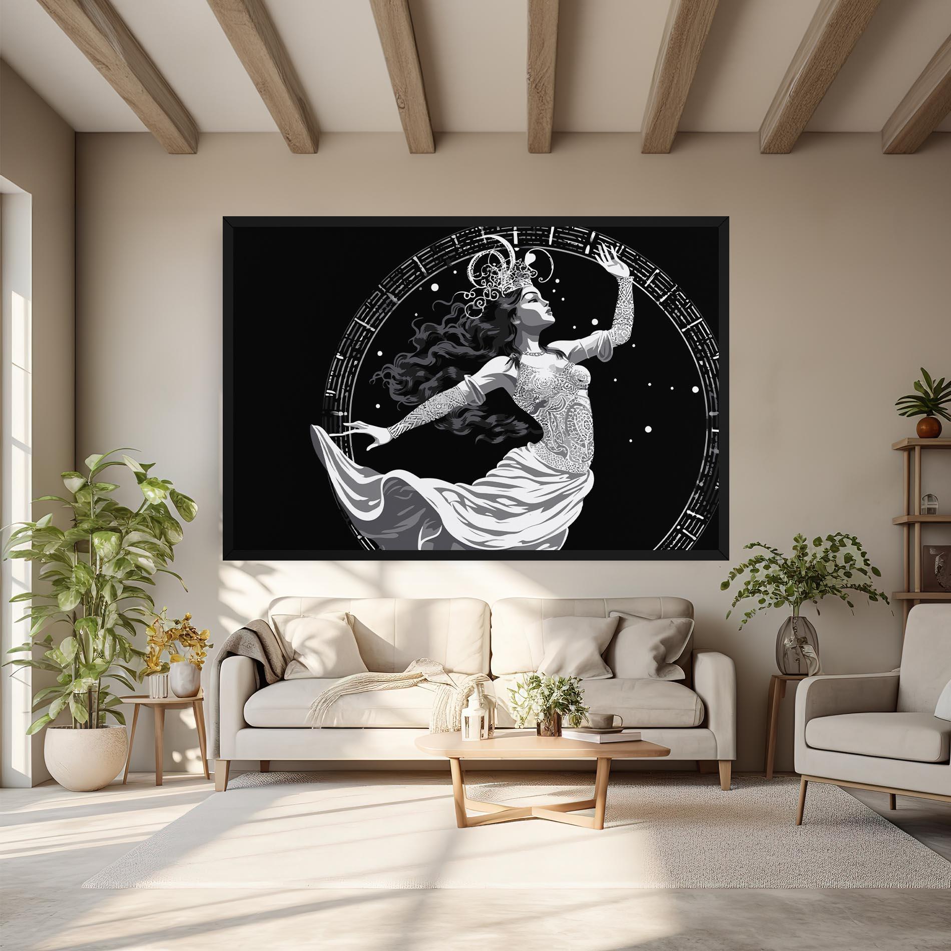 Tablou Canvas Beautiful Witch mockup 6