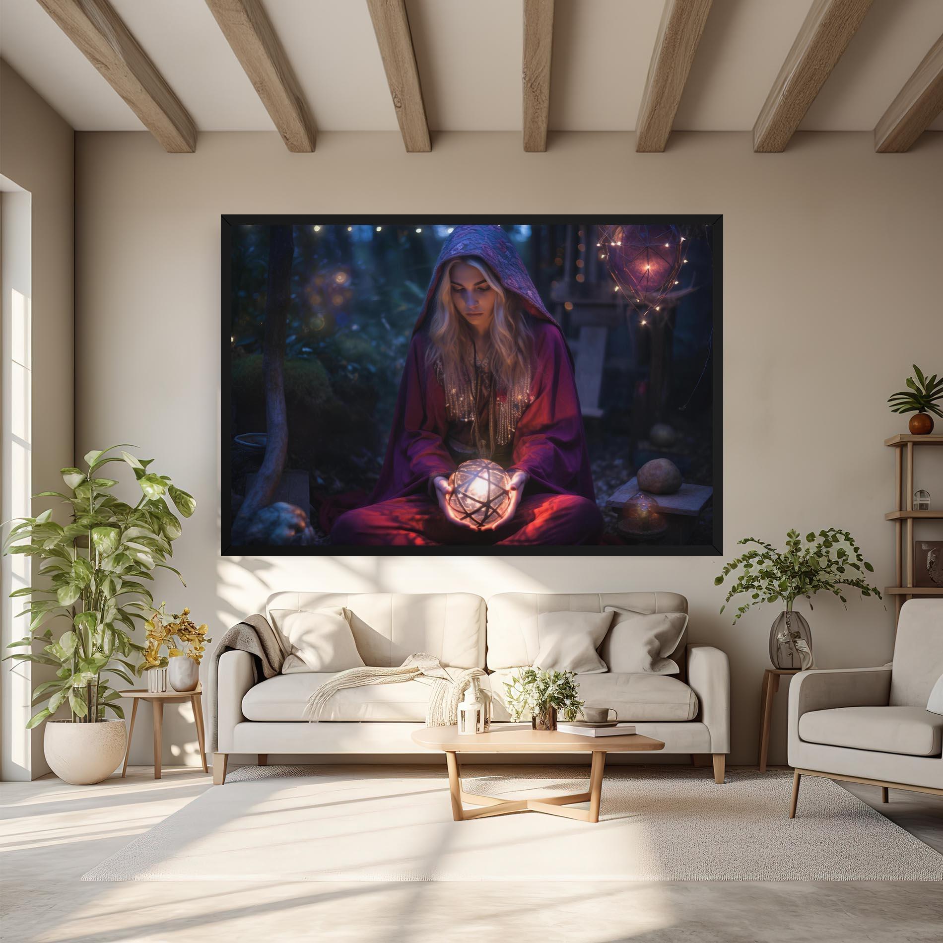 Tablou Canvas Garden Witch mockup 6