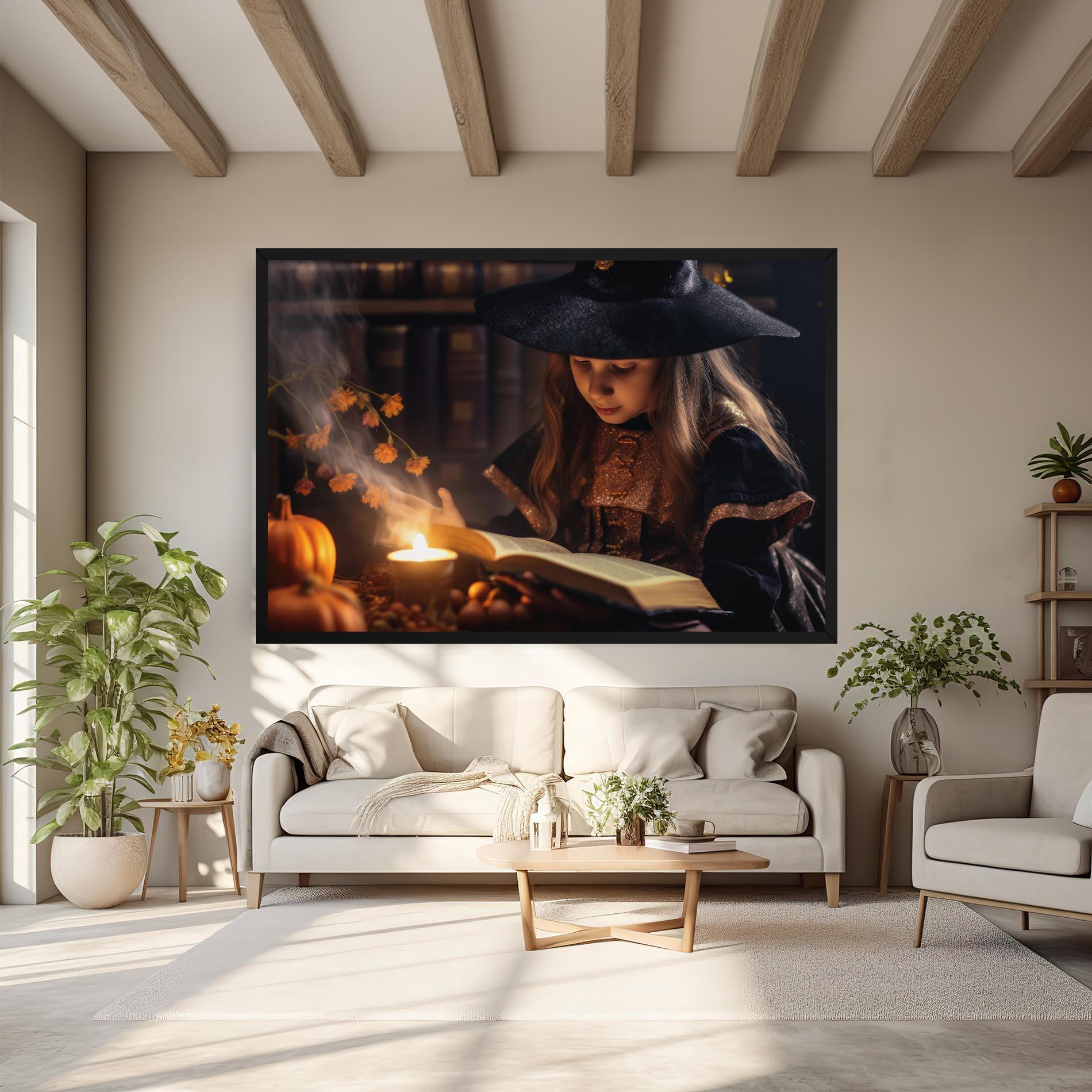 Tablou Canvas Little Witch mockup 6