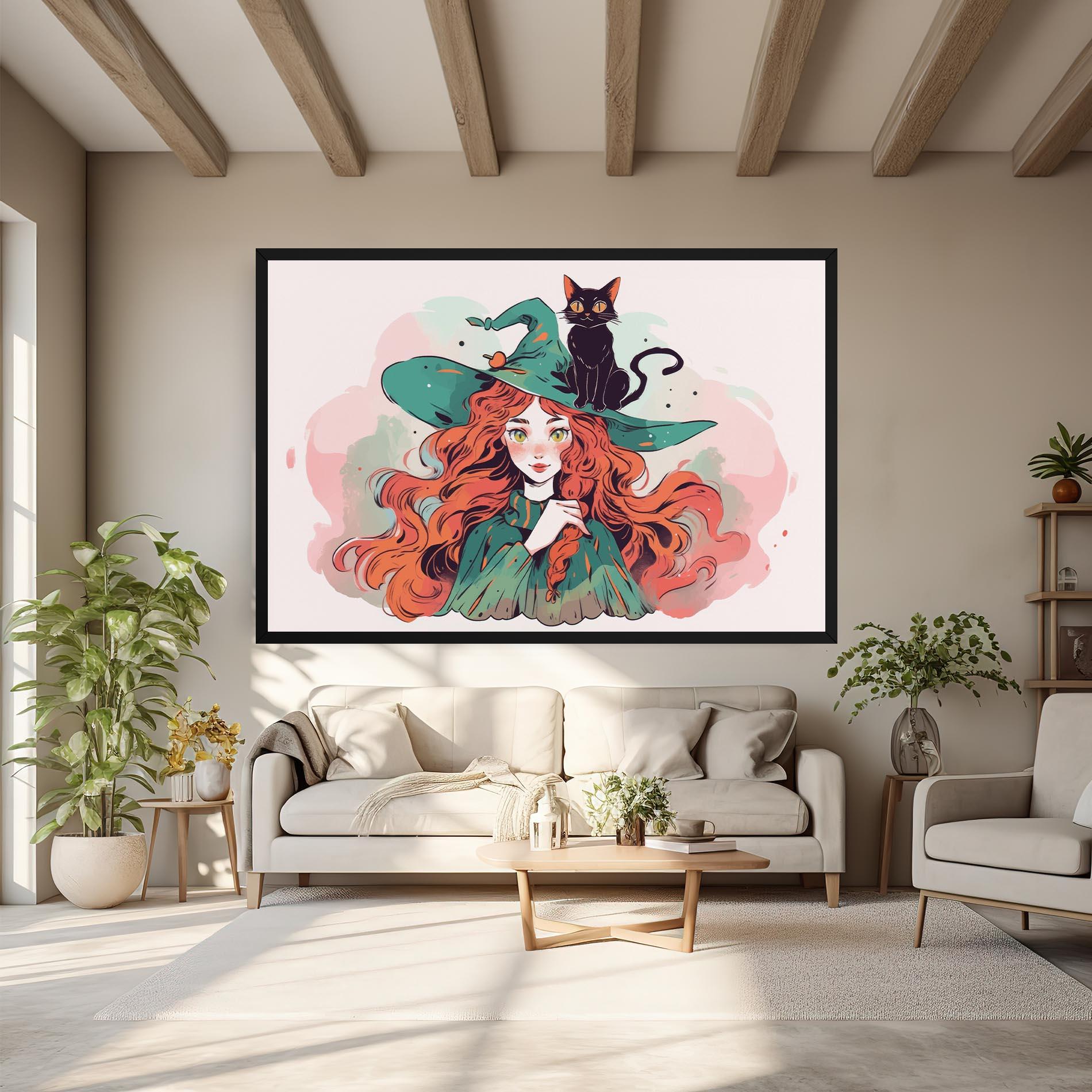 Tablou Canvas Red Air Witch mockup 6