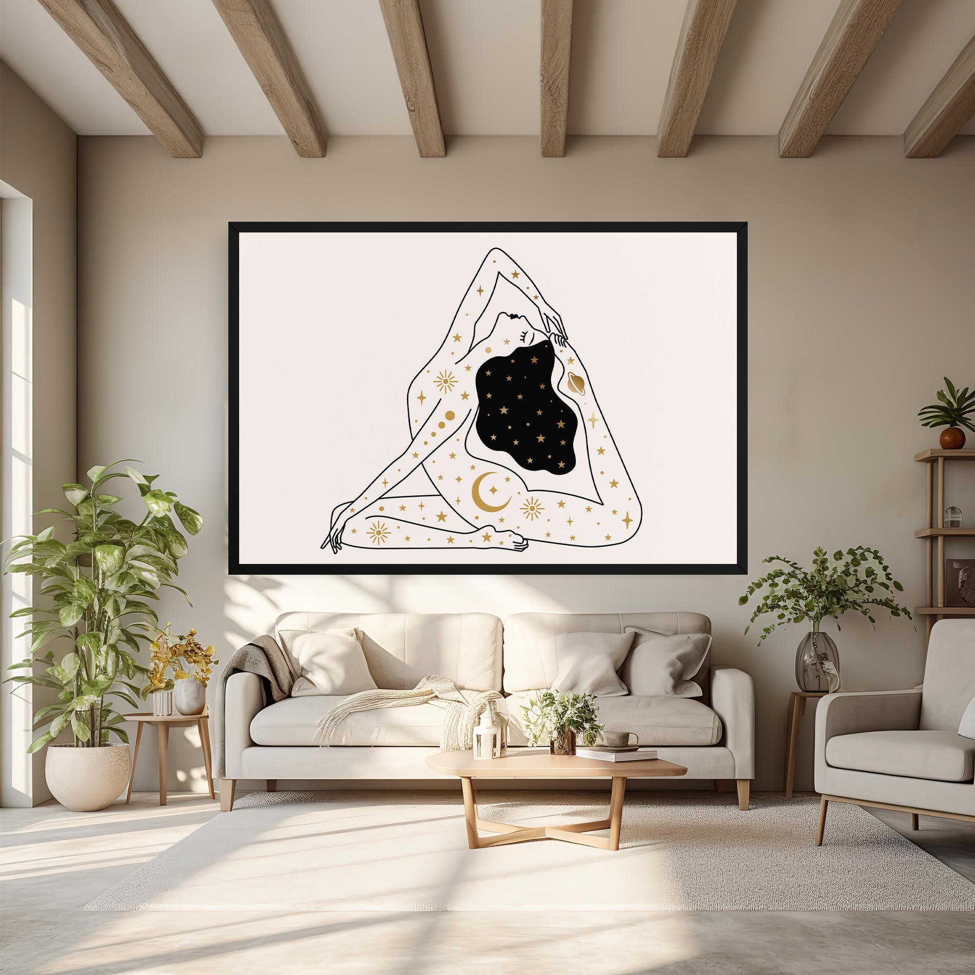 Tablou Canvas Stars Witch mockup 6