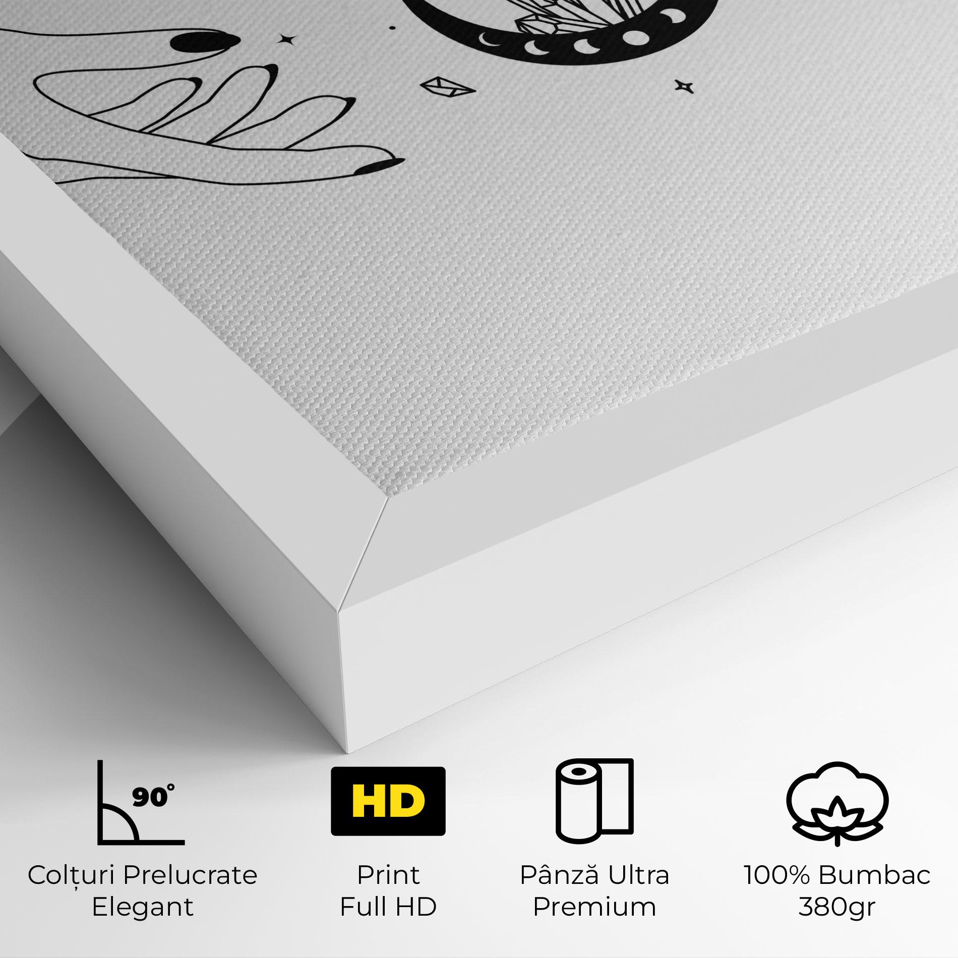 Tablou Canvas Crystal Hand mockup 4
