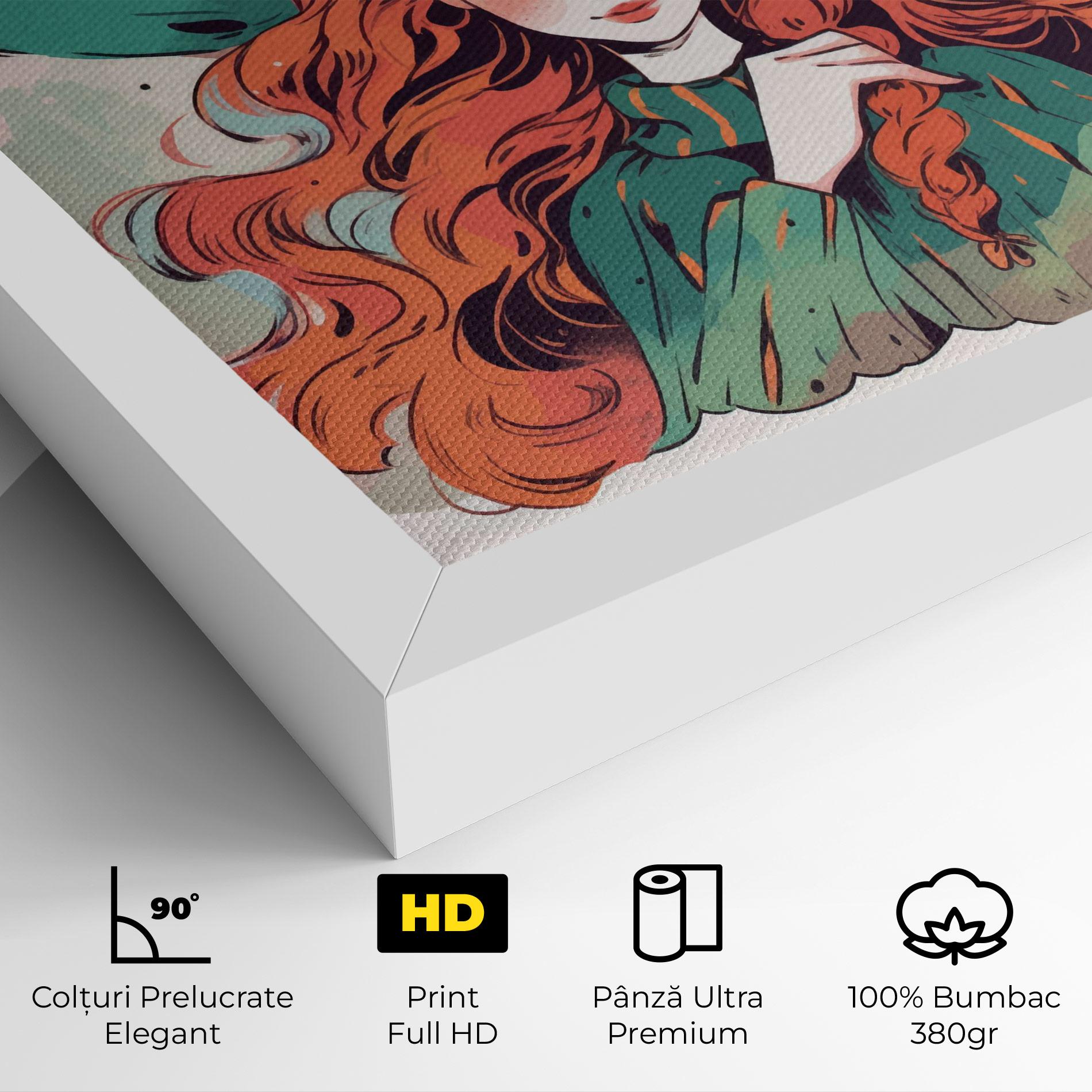 Tablou Canvas Red Air Witch mockup 4