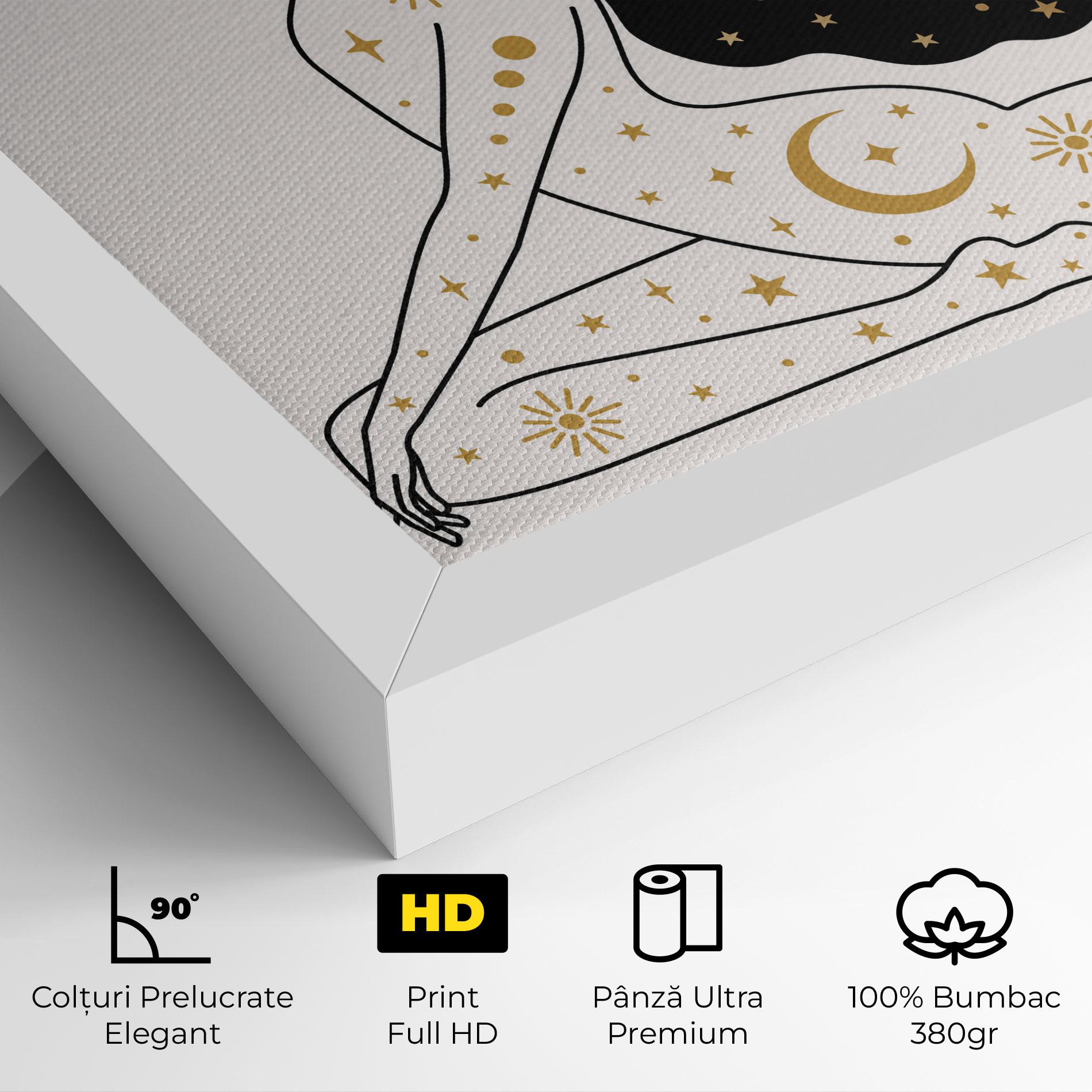 Tablou Canvas Stars Witch mockup 4