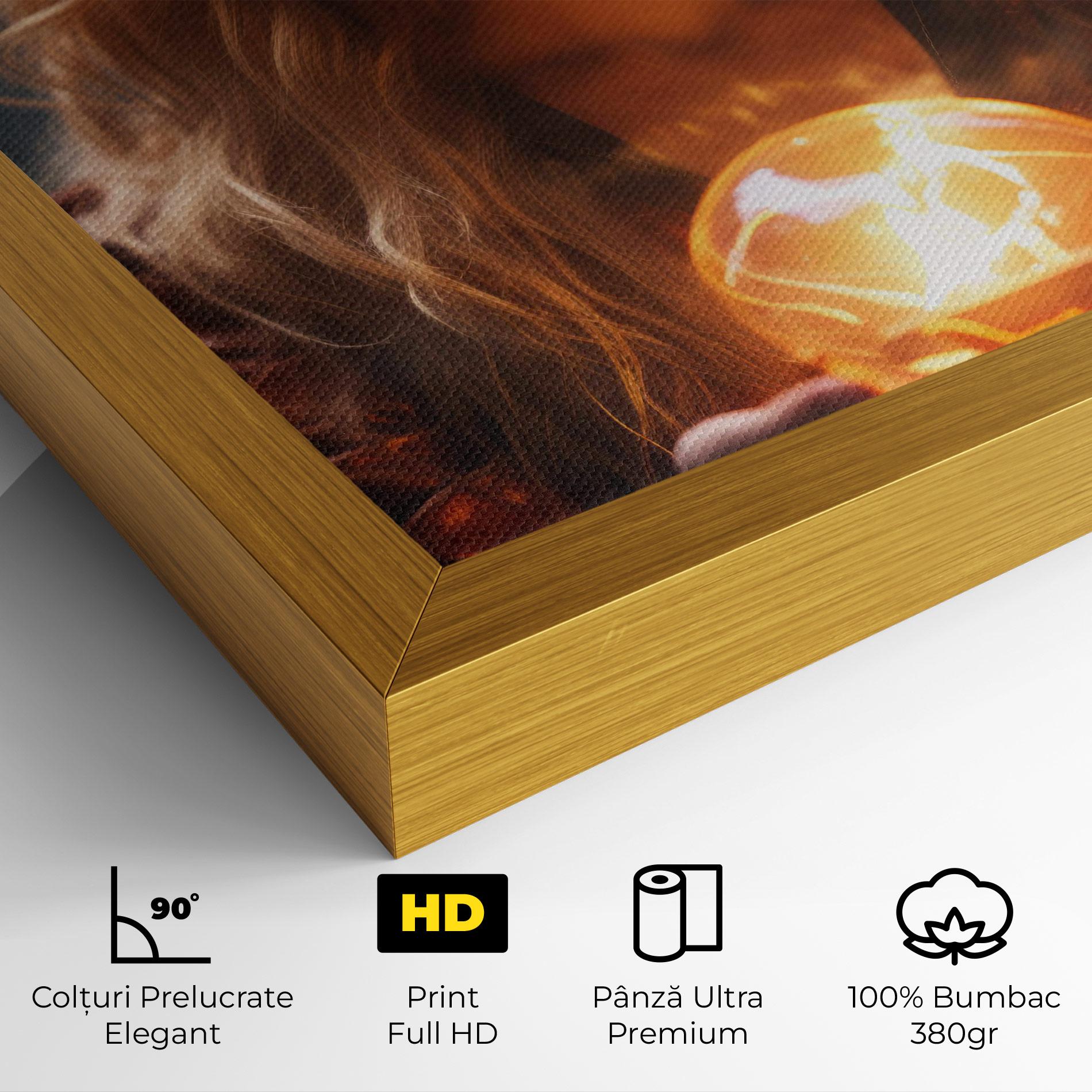 Tablou Canvas Beautiful Woman Witch mockup 4