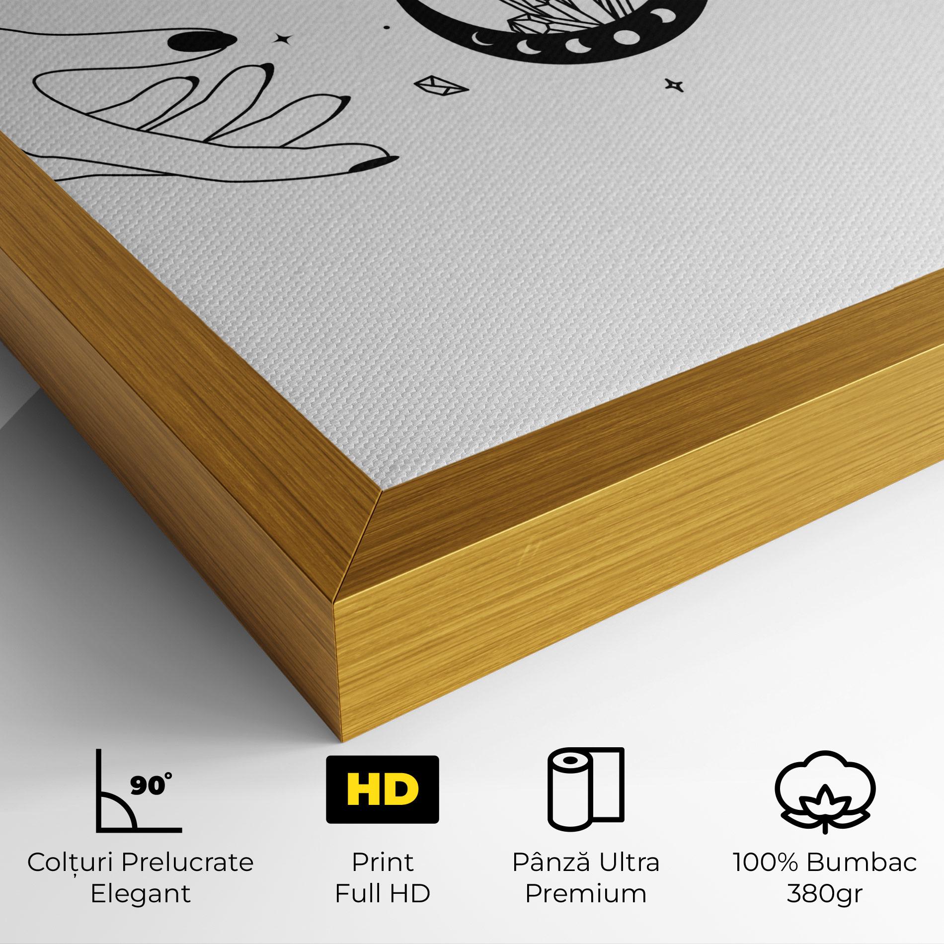 Tablou Canvas Crystal Hand mockup 4
