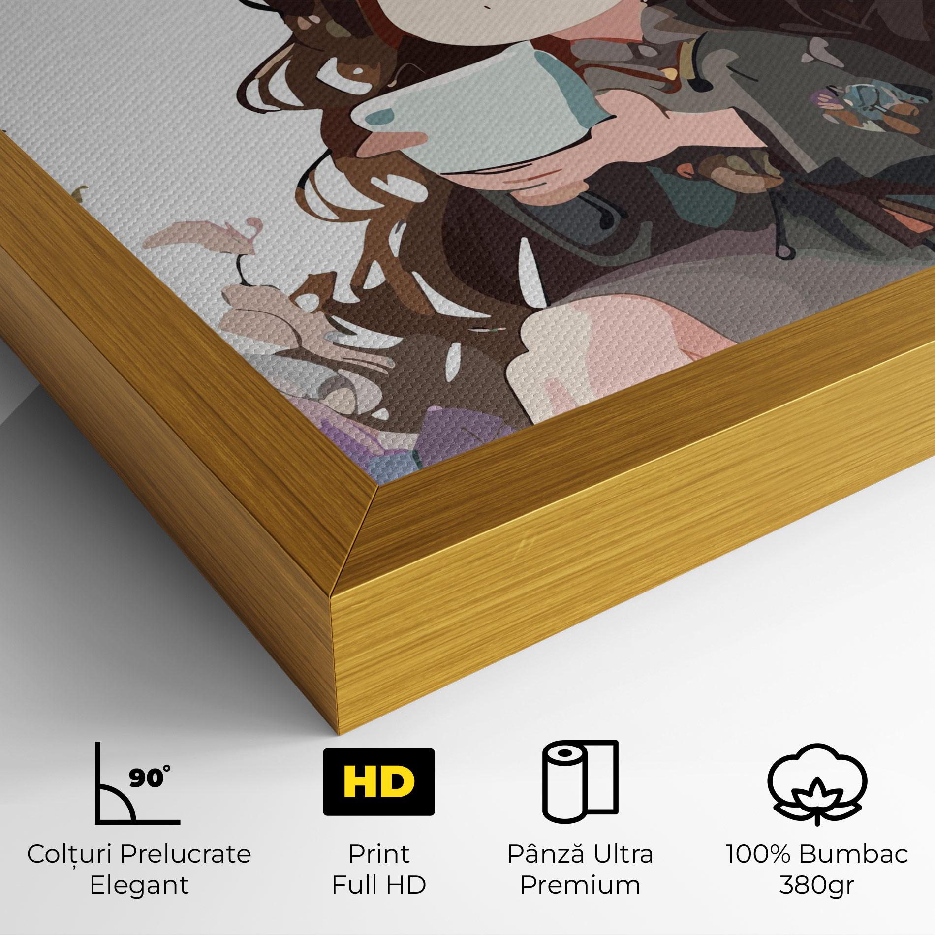 Tablou Canvas Cute Witch mockup 4