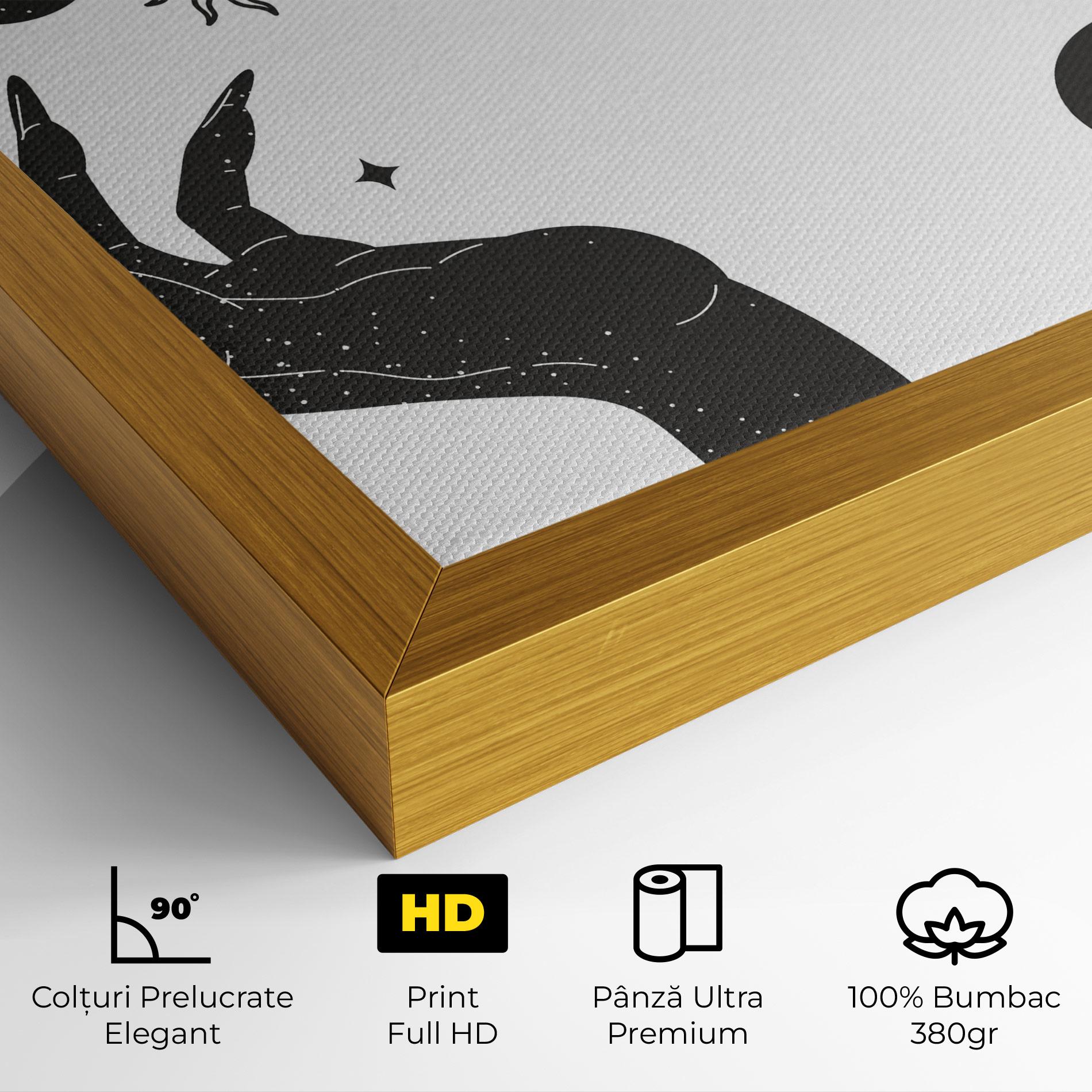 Tablou Canvas Magic Moon Hands mockup 4