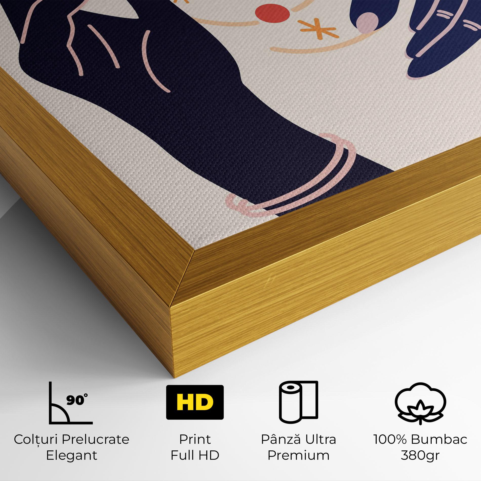 Tablou Canvas Magic Purple Hands mockup 4