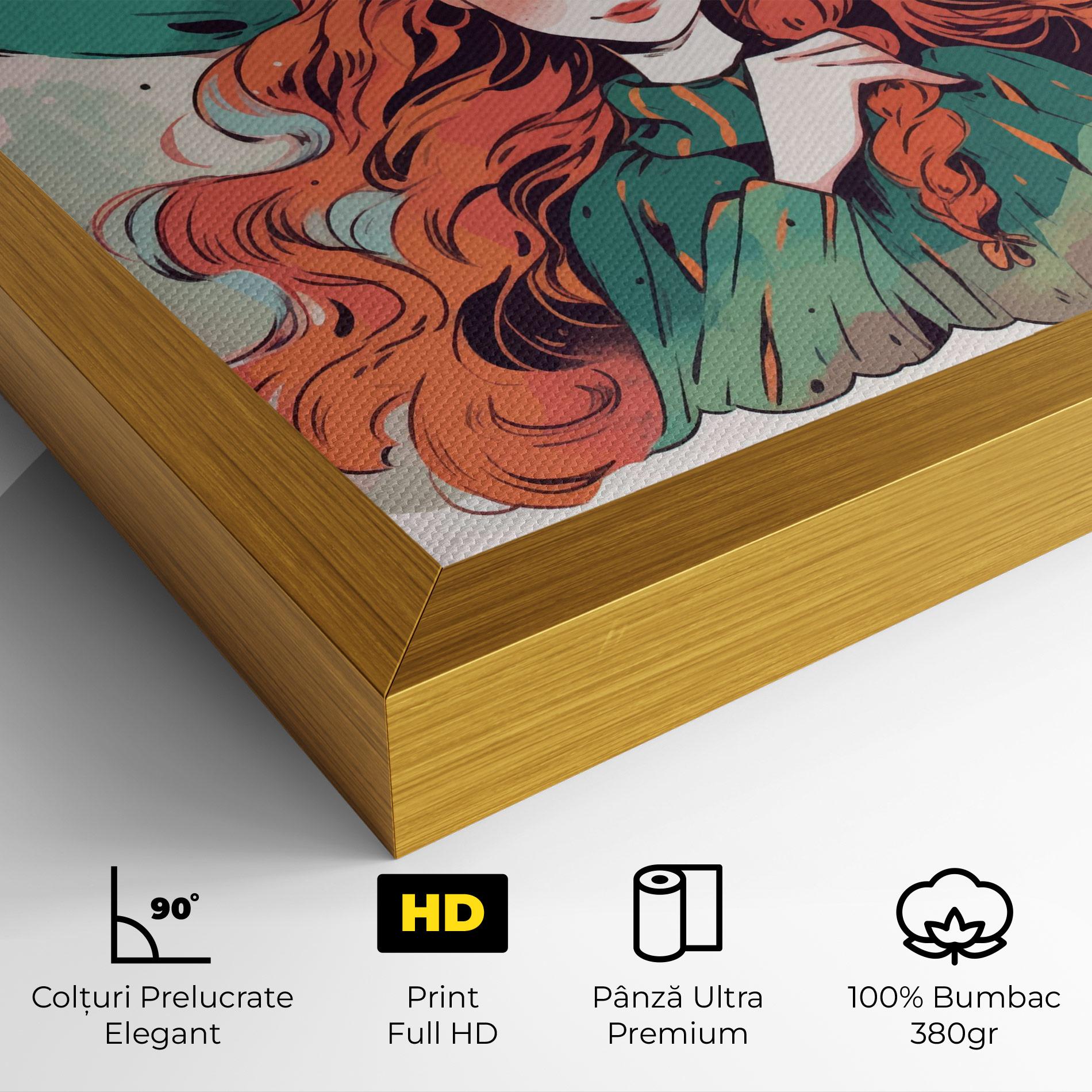 Tablou Canvas Red Air Witch mockup 4
