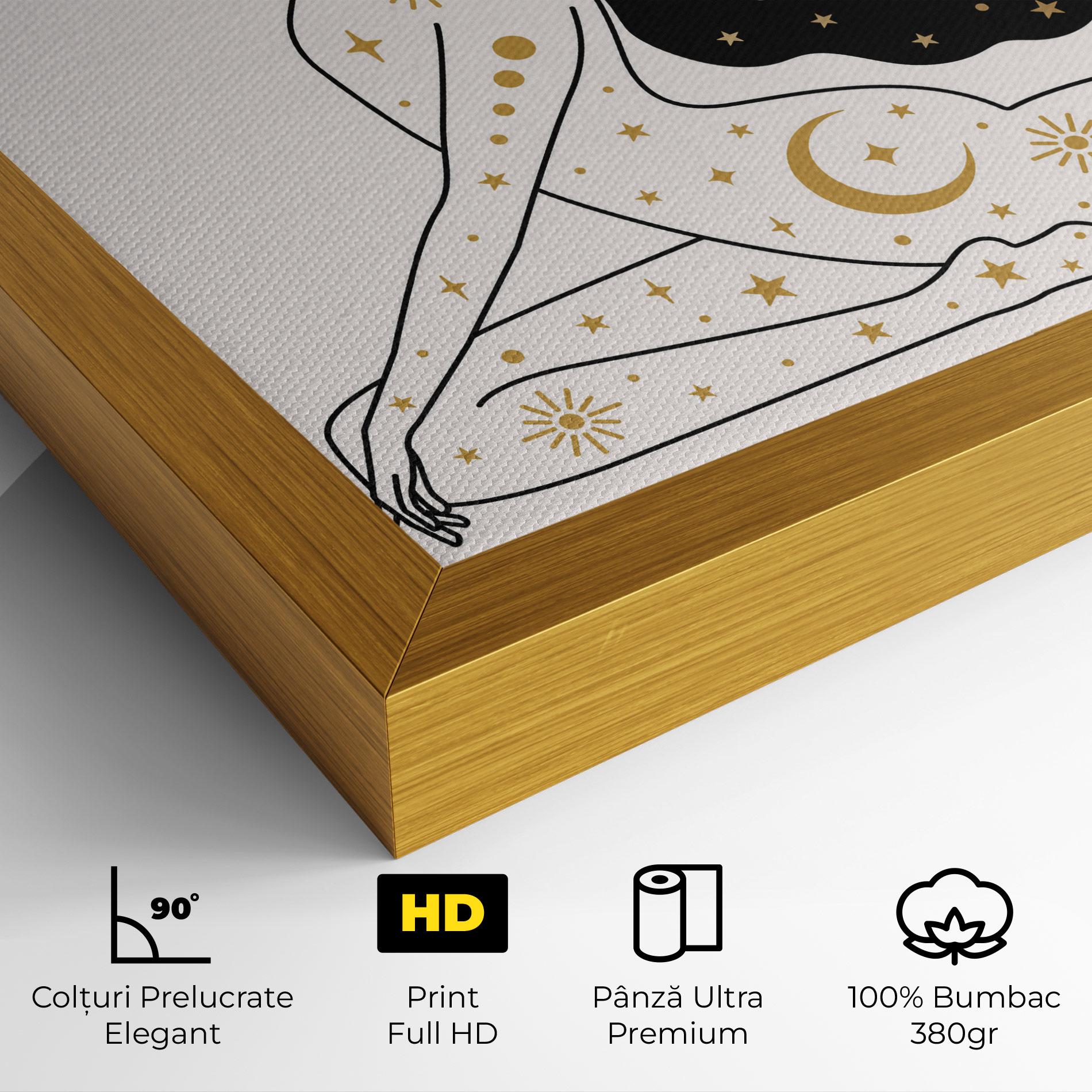 Tablou Canvas Stars Witch mockup 4