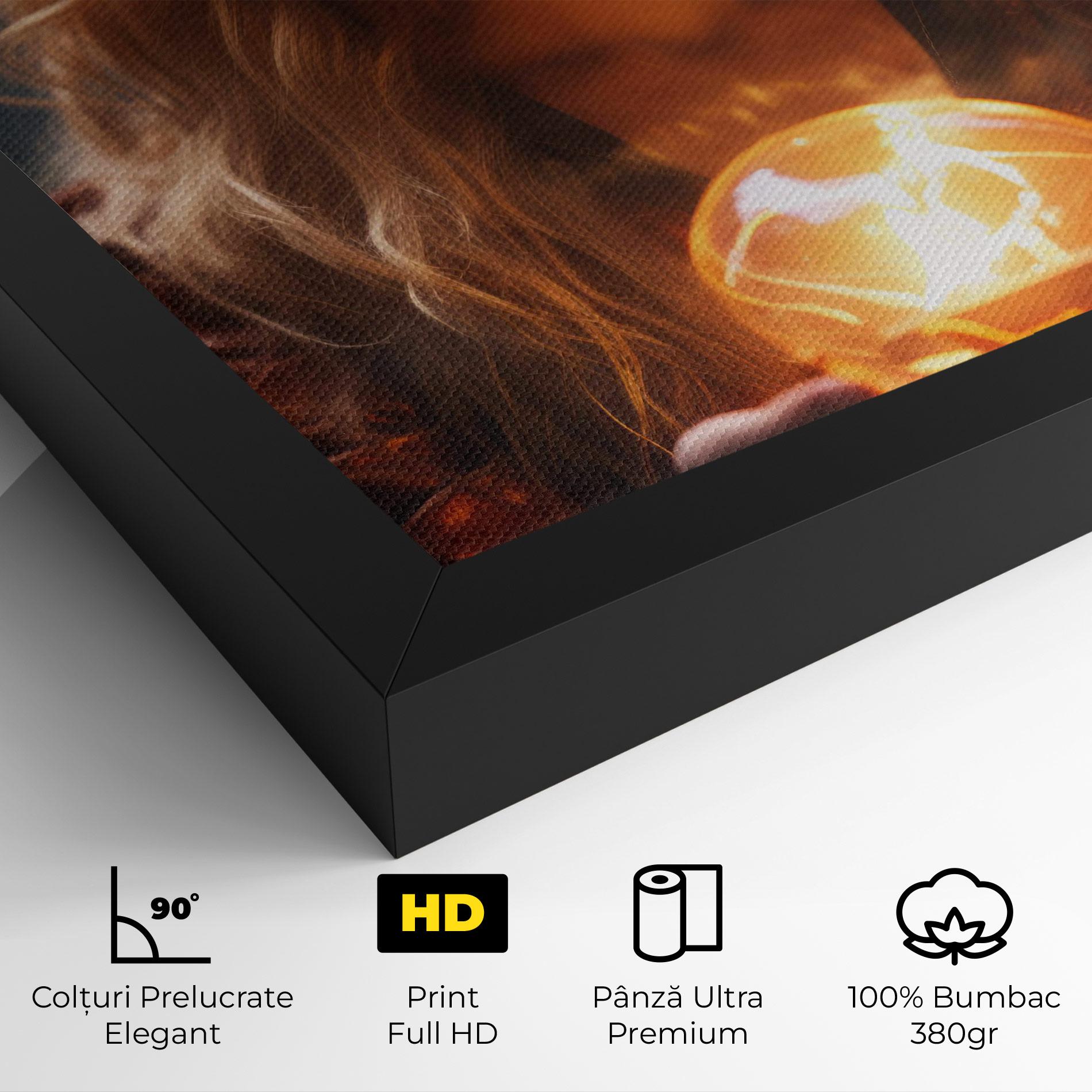 Tablou Canvas Beautiful Woman Witch mockup 4