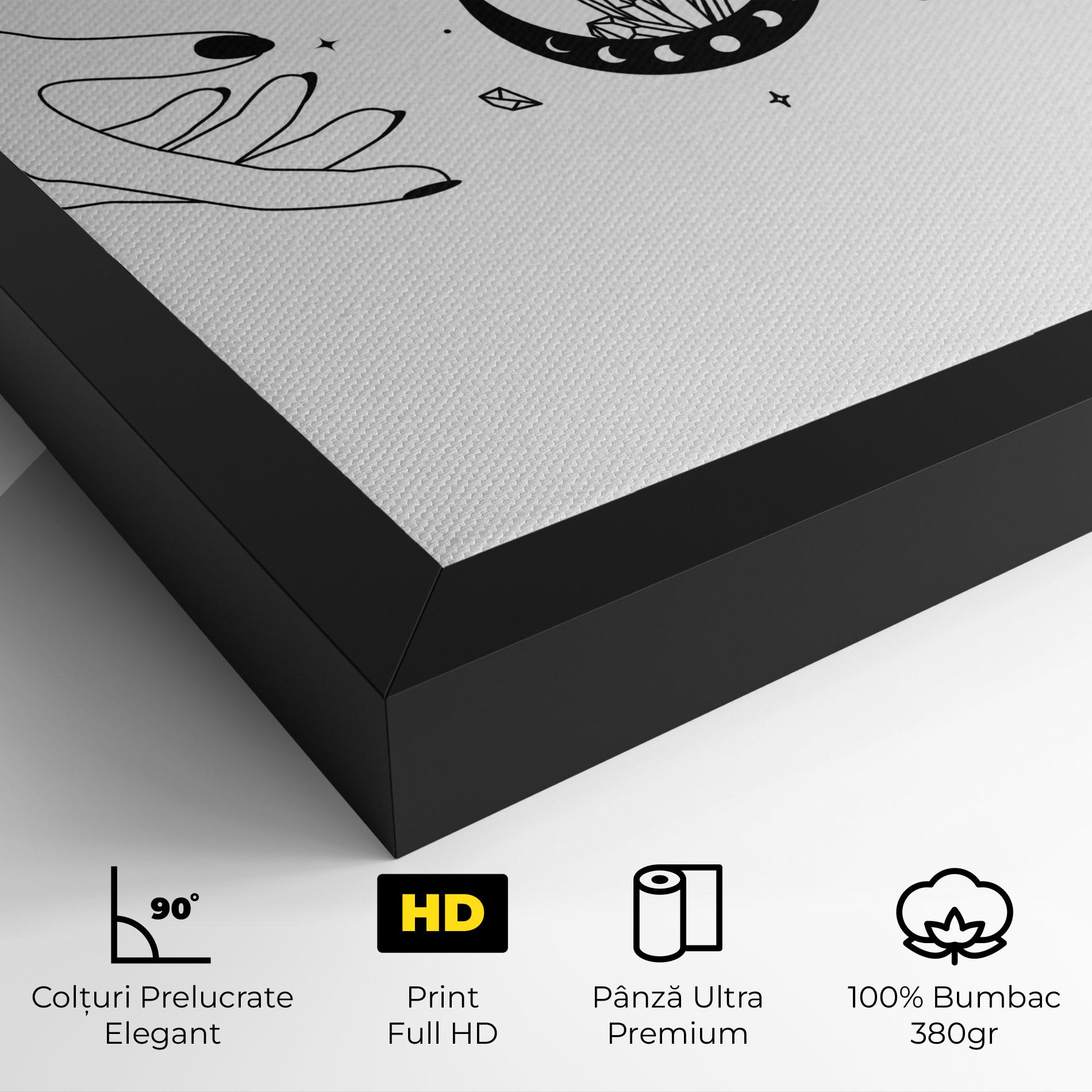 Tablou Canvas Crystal Hand mockup 4