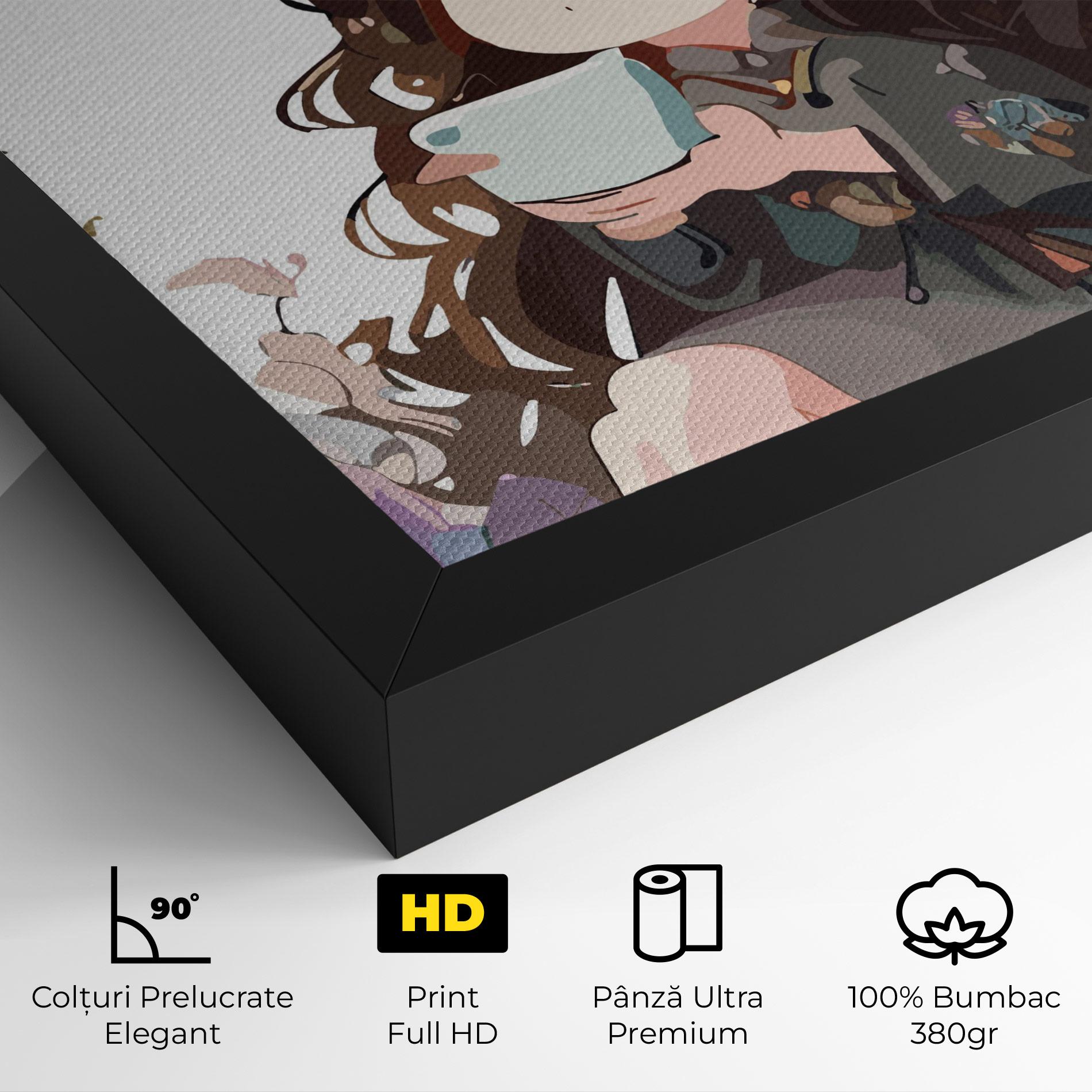 Tablou Canvas Cute Witch mockup 4