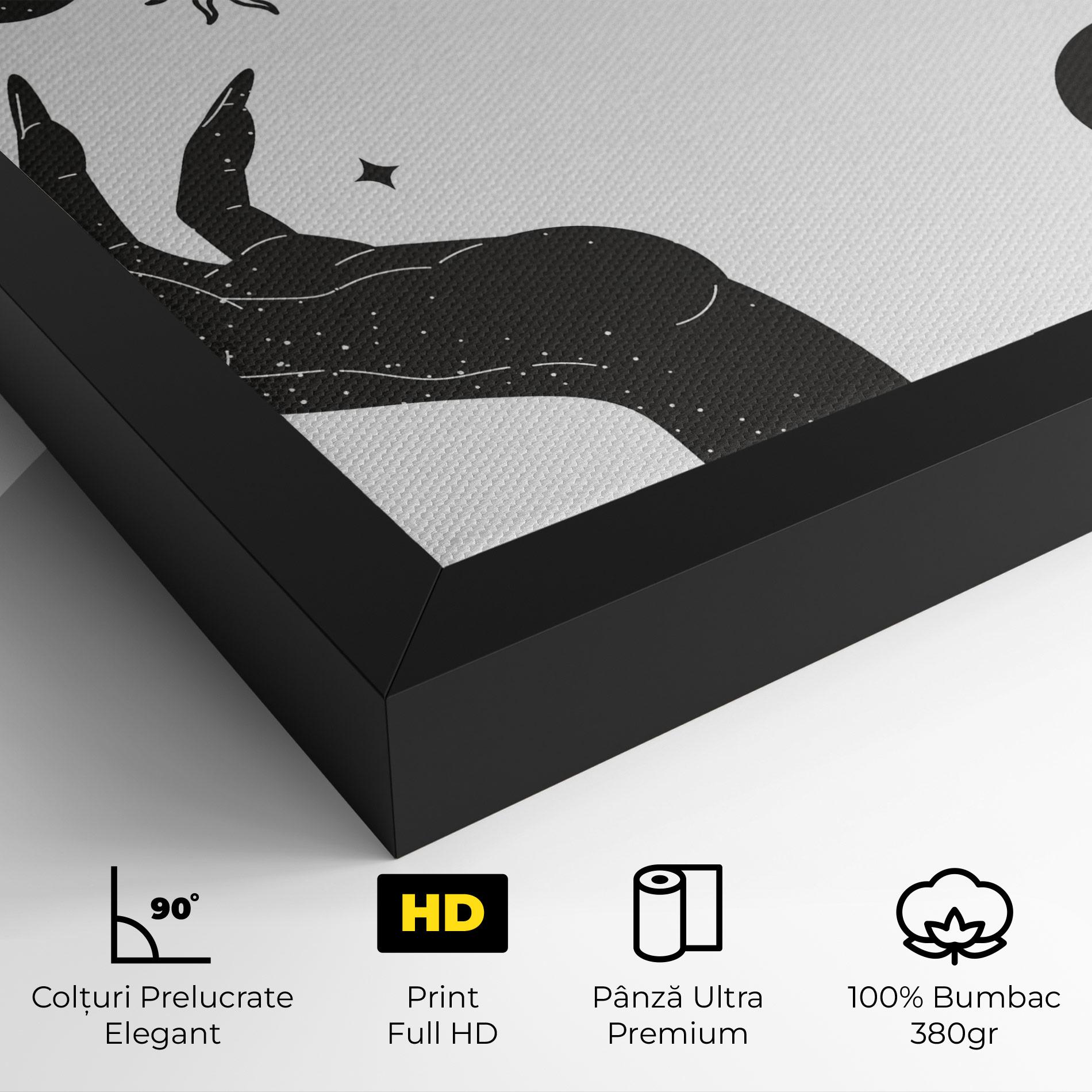 Tablou Canvas Magic Moon Hands mockup 4