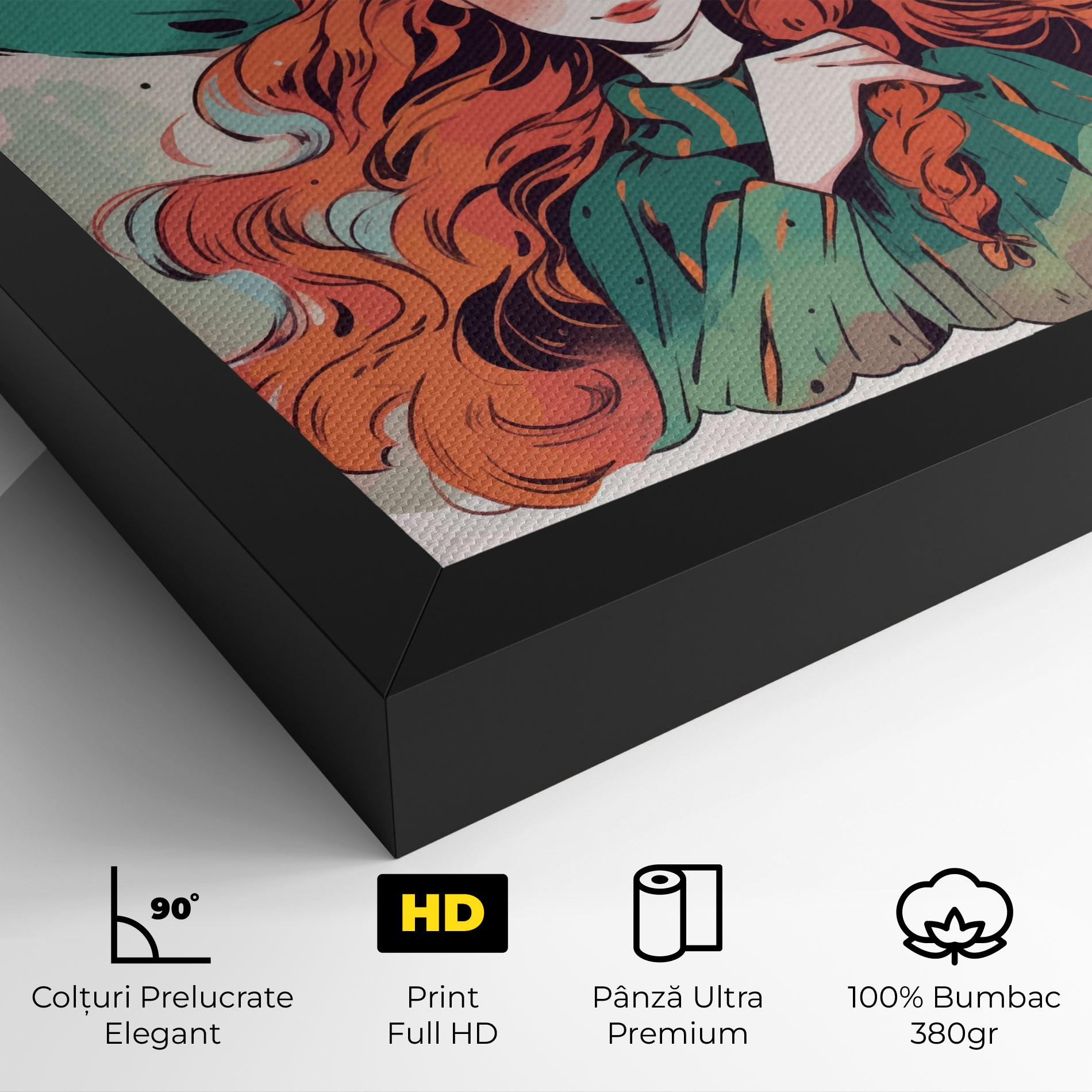 Tablou Canvas Red Air Witch mockup 4
