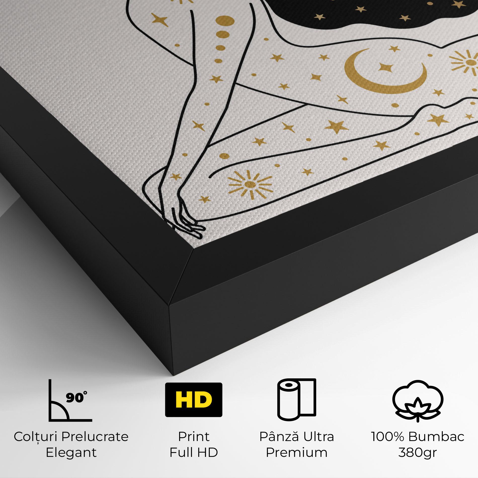 Tablou Canvas Stars Witch mockup 4