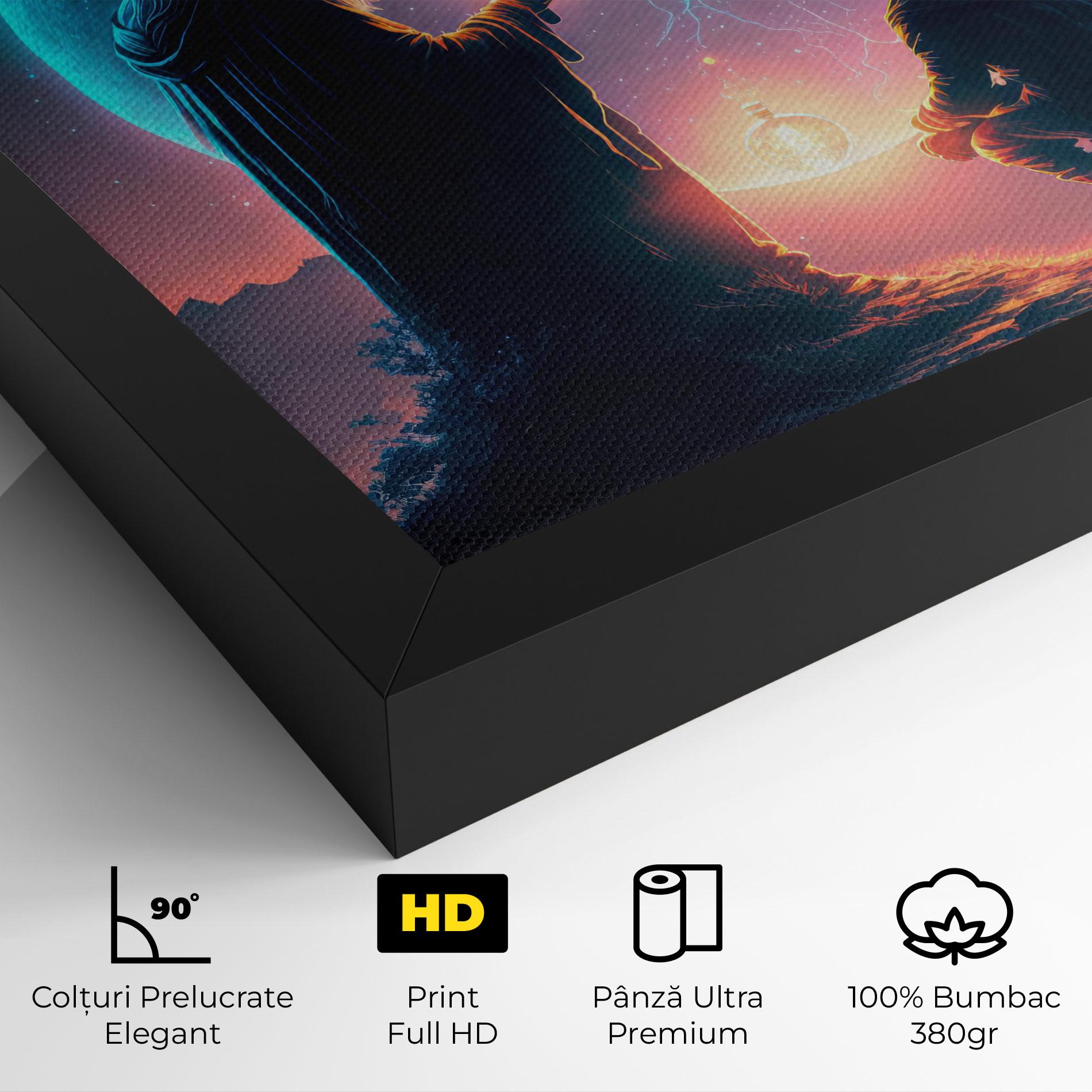 Tablou Canvas Wizard Magic mockup 4