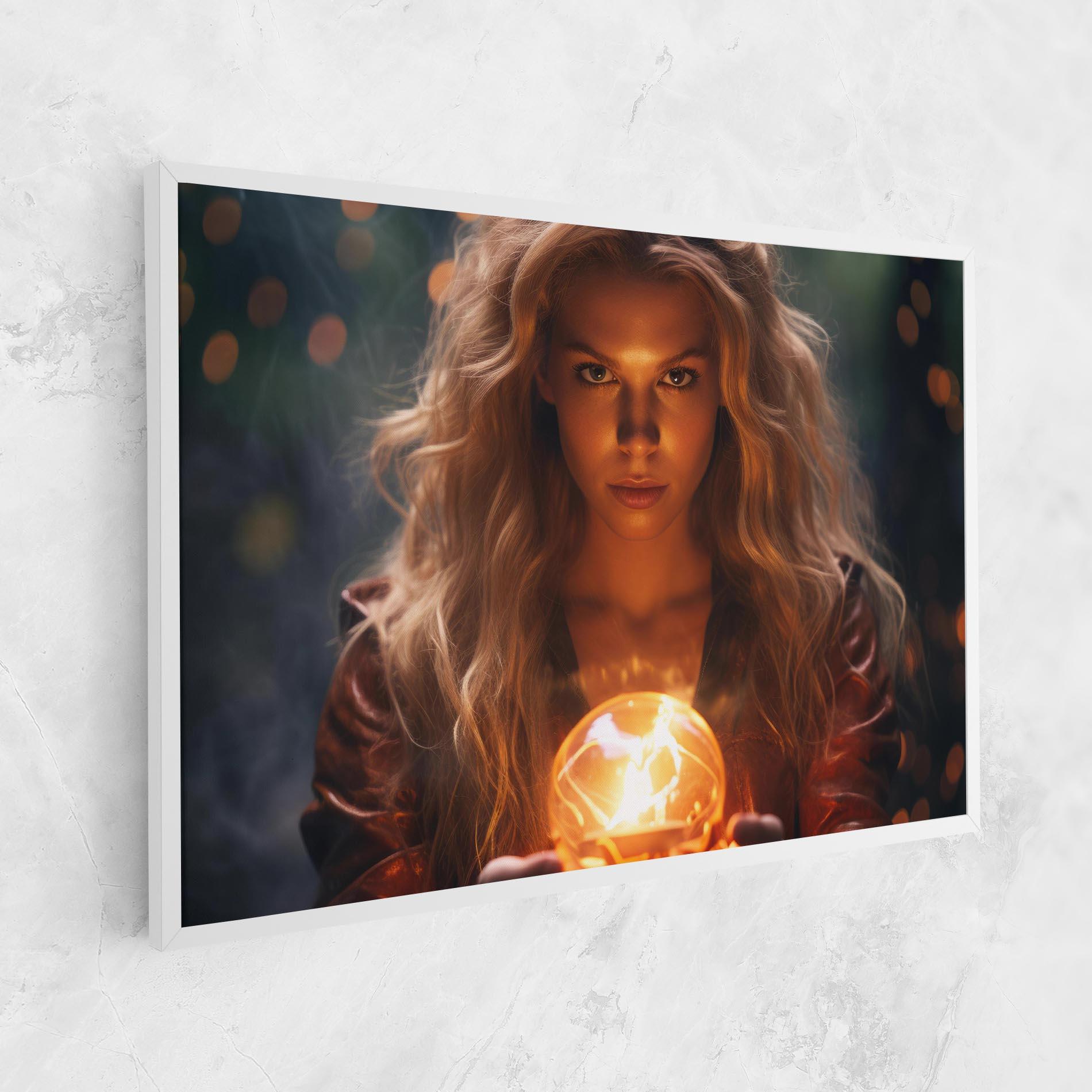 Tablou Canvas Beautiful Woman Witch mockup 1