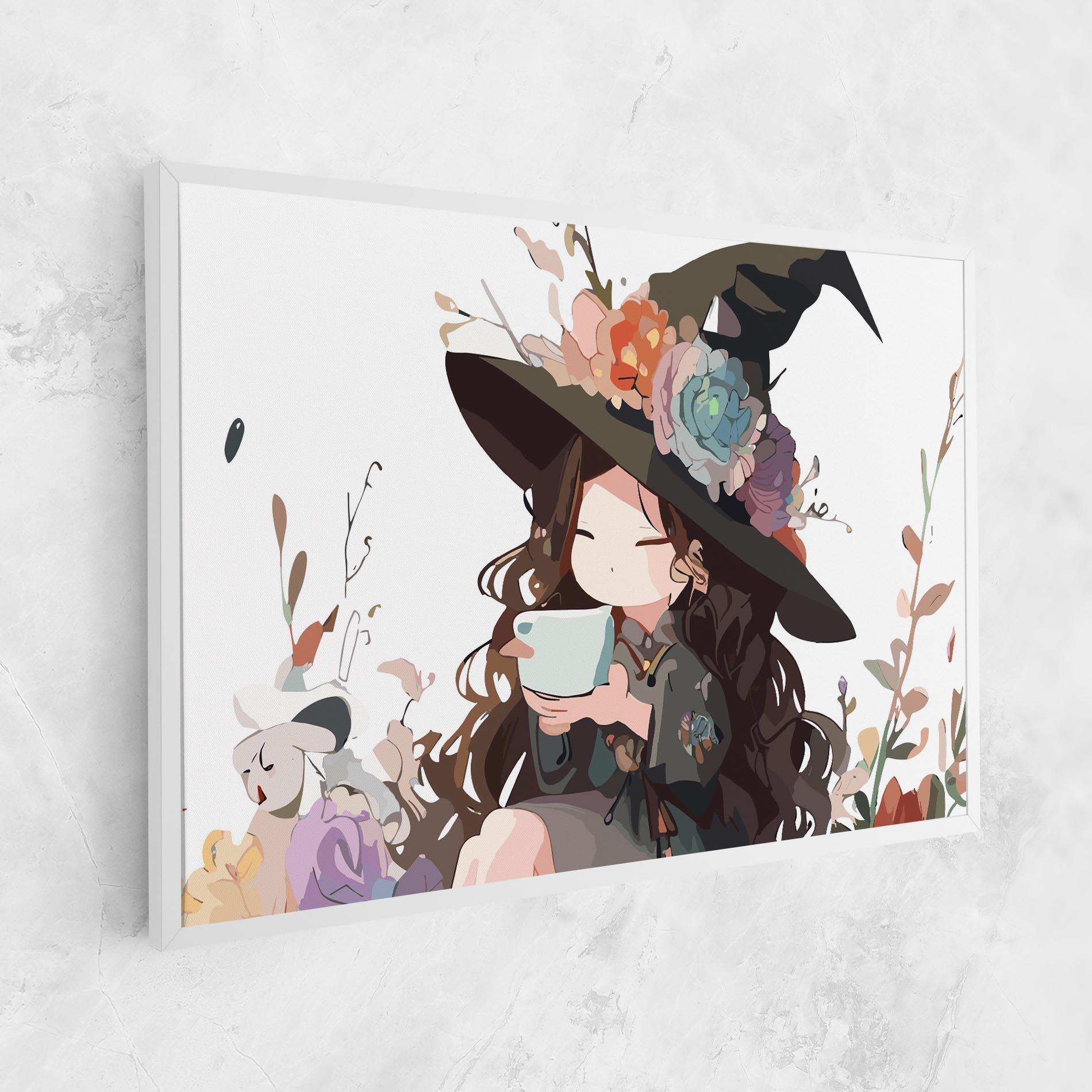 Tablou Canvas Cute Witch mockup 1