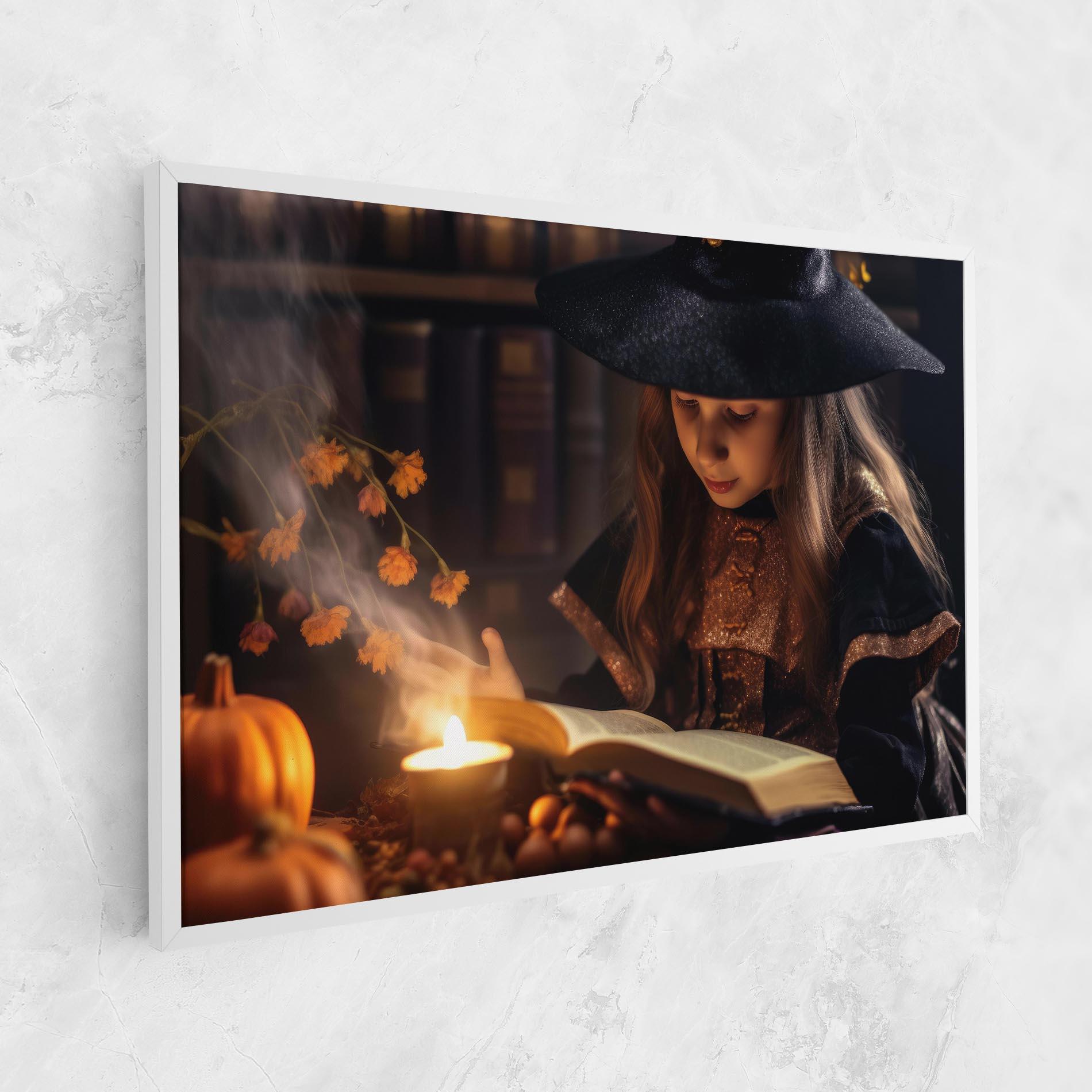 Tablou Canvas Little Witch mockup 1